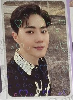 EXO Suho EXO - Suho - Grey Suit Album album photocard solo album grey version listing photo 1
