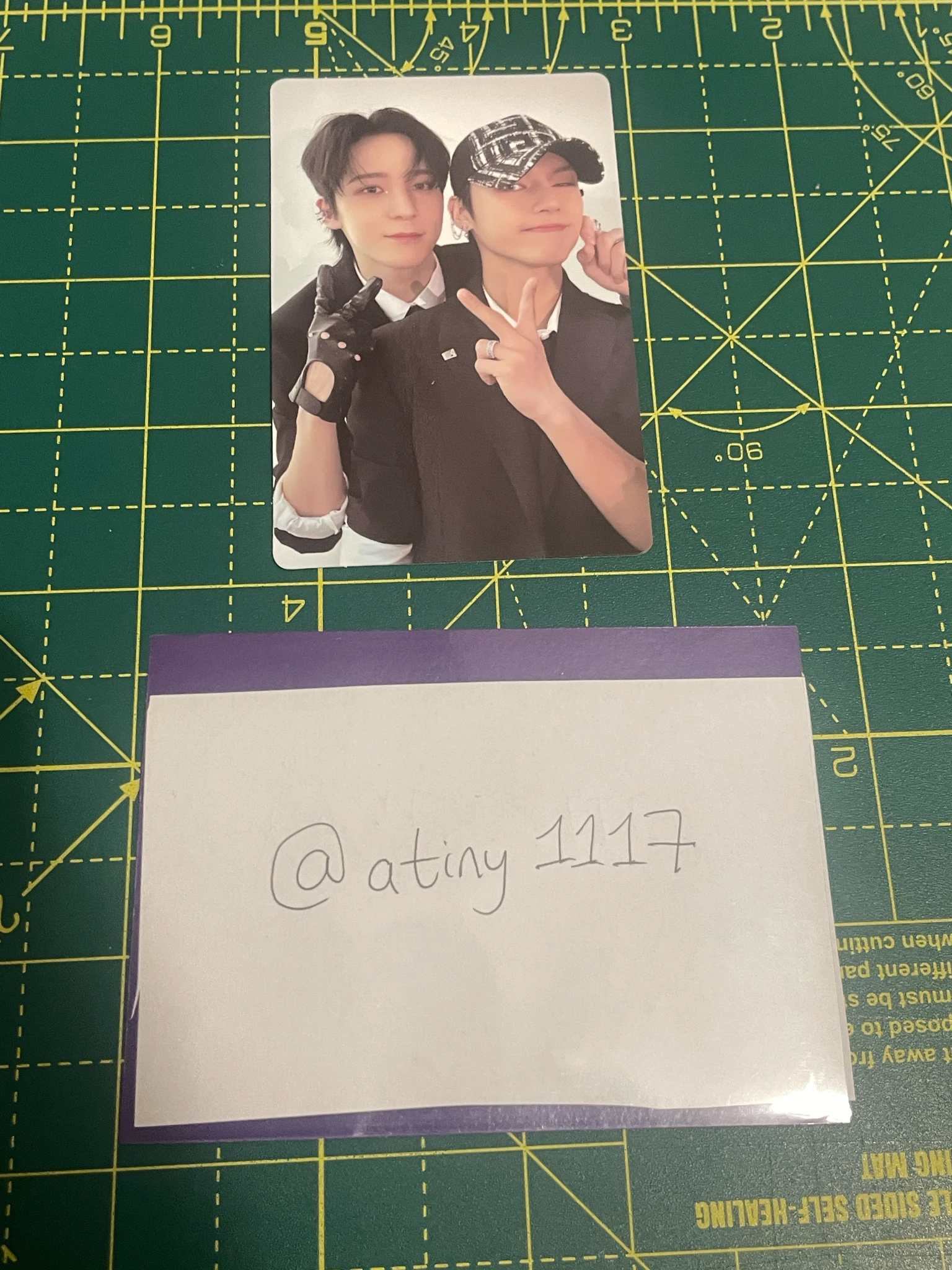 ATEEZ ATEEZ - Wooyoung & Yunho - THE WORLD EP.2 : OUTLAW Album album photocard diary version version 3 listing photo 1