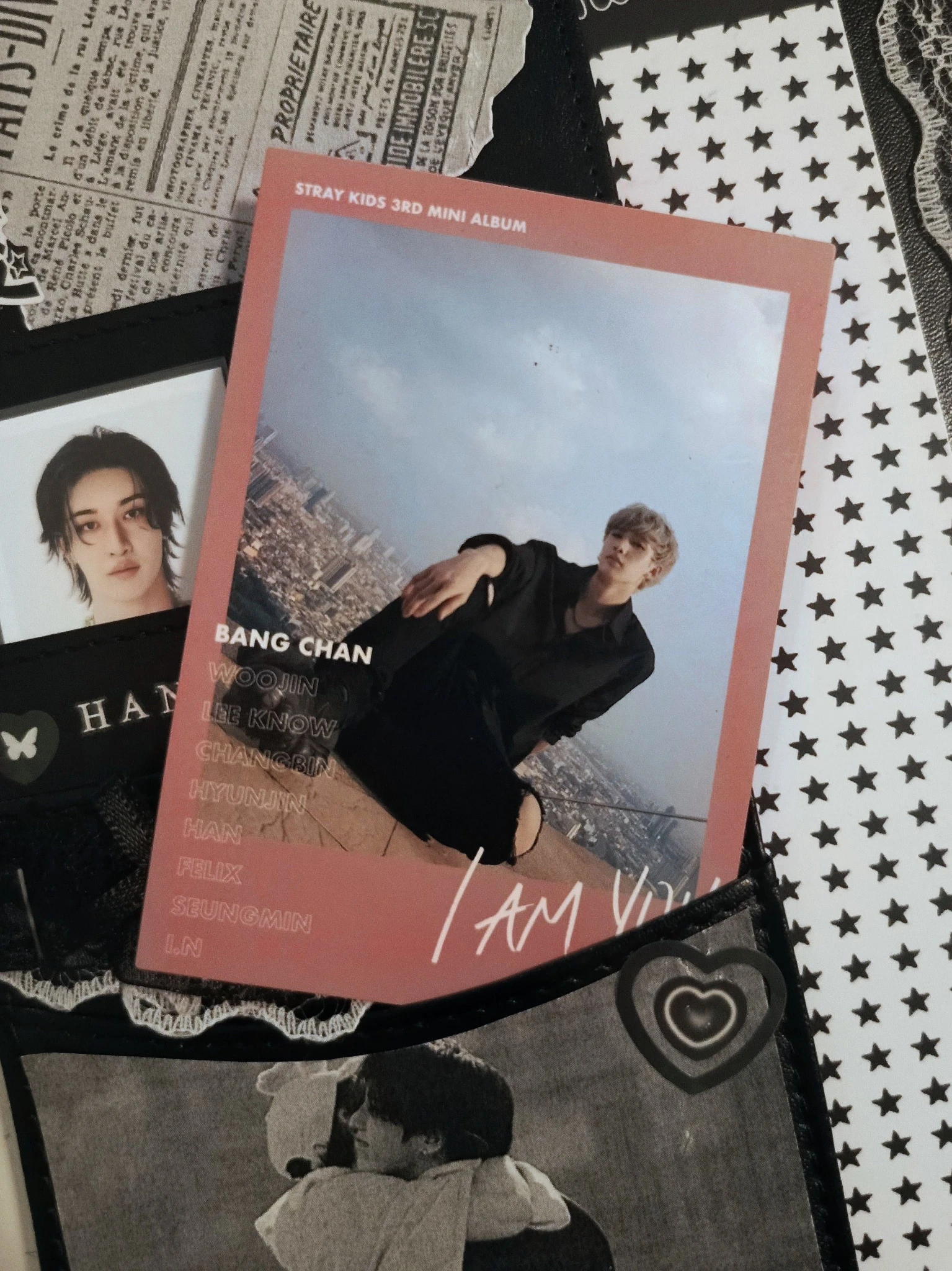 Stray Kids Bang Chan Stray Kids - Bang Chan - I am YOU Album polaroid non-standard size A version standard version qr card album inclusion listing photo 1