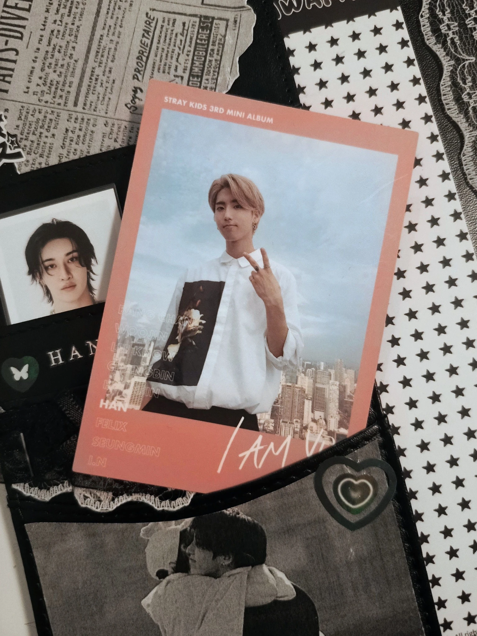 Stray Kids HAN Stray Kids - HAN - I am YOU Album polaroid non-standard size A version standard version qr card album inclusion listing photo 1