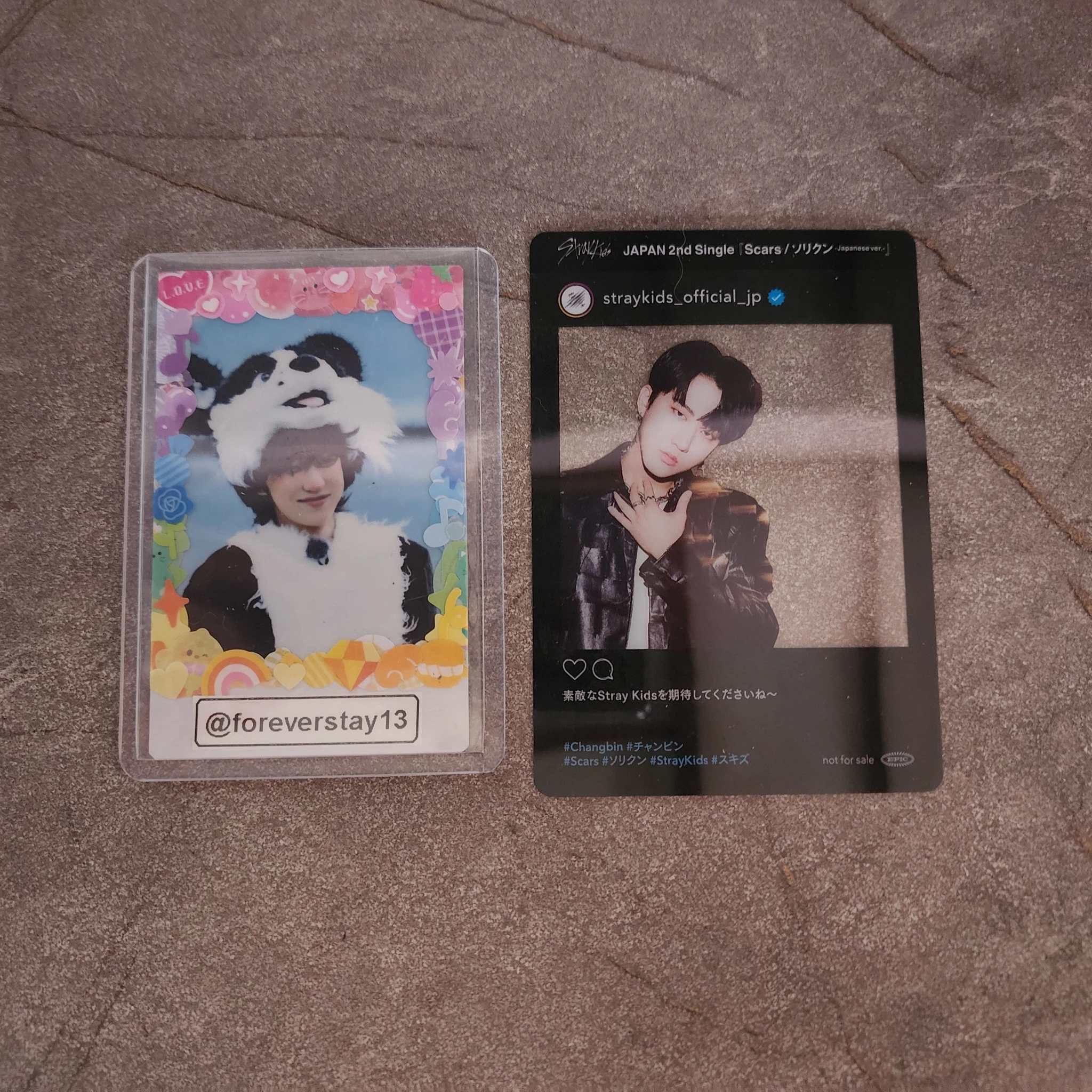 Stray Kids Changbin Stray Kids - Changbin - Scars Album pob (pre-order benefit) sony music japan transparent listing photo 1