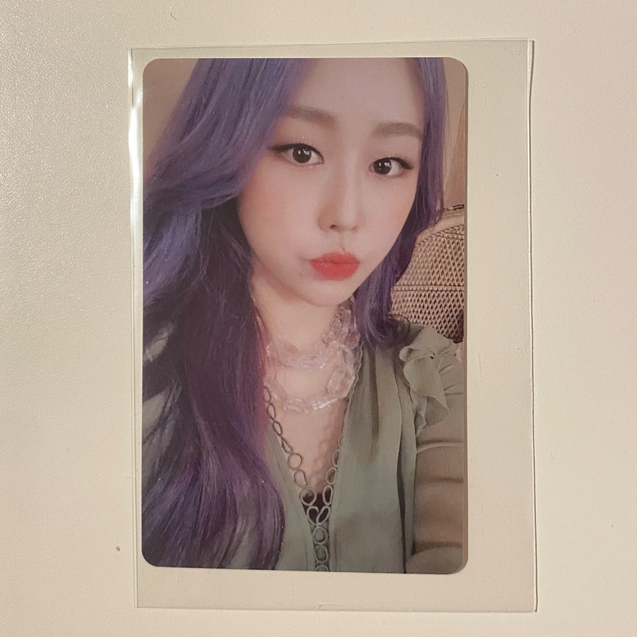 Lovelyz Lee Sujeong (Baby Soul) Lovelyz - Lee Sujeong (Baby Soul) - Unforgettable Album video call (fancall) makestar B version listing photo 1