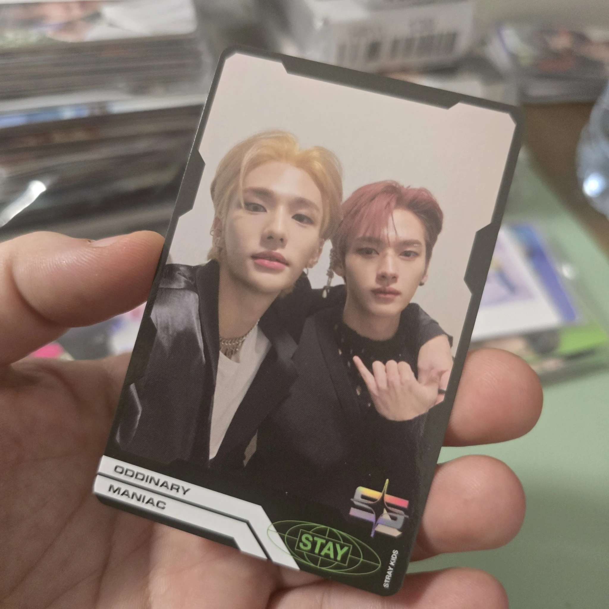 Stray Kids Stray Kids - Lee Know & Hyunjin - Oddinary Album album photocard pre-order benefit Trading card listing photo 1