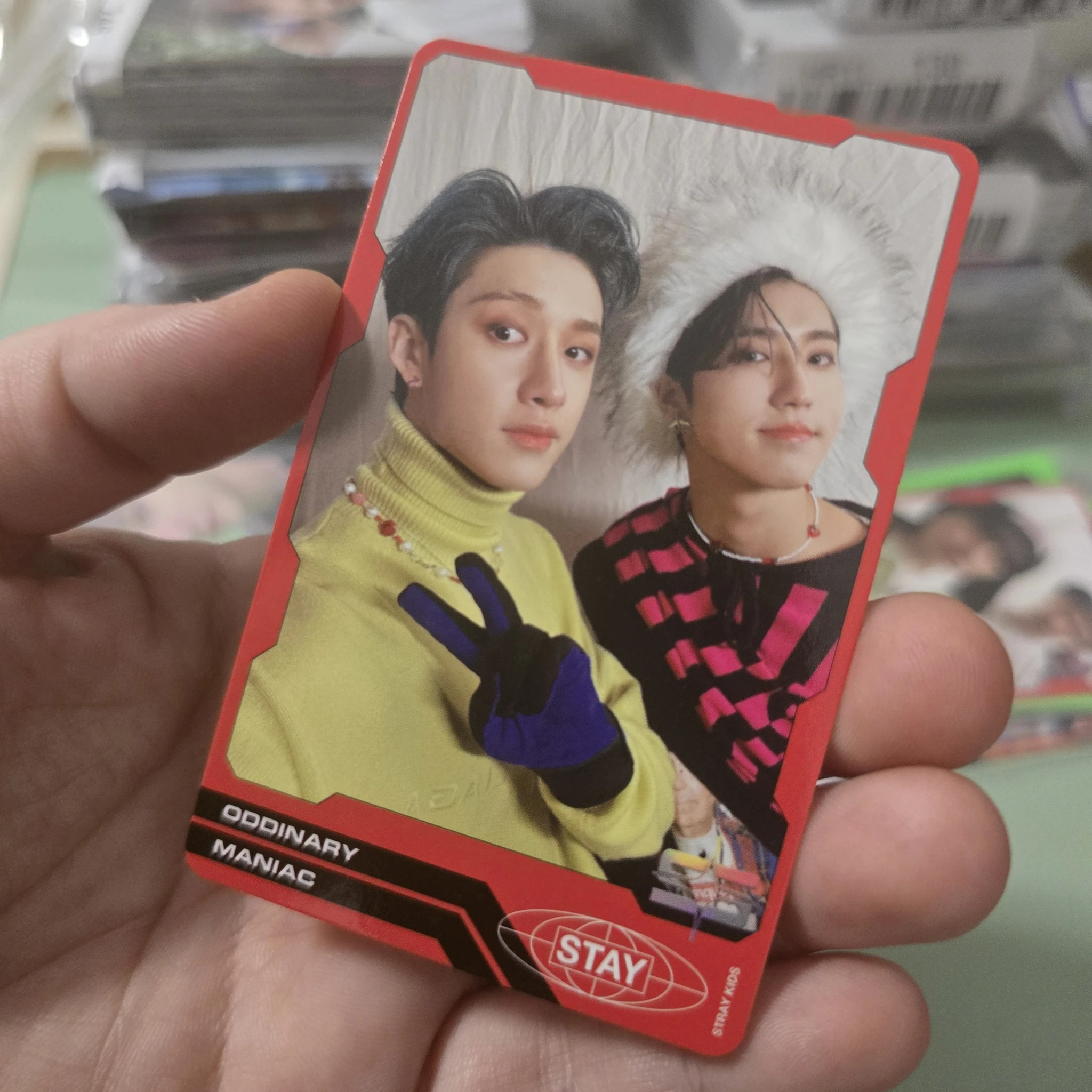 Stray Kids Stray Kids - Bang Chan & HAN - Oddinary Album album photocard pre-order benefit trading card listing photo 1