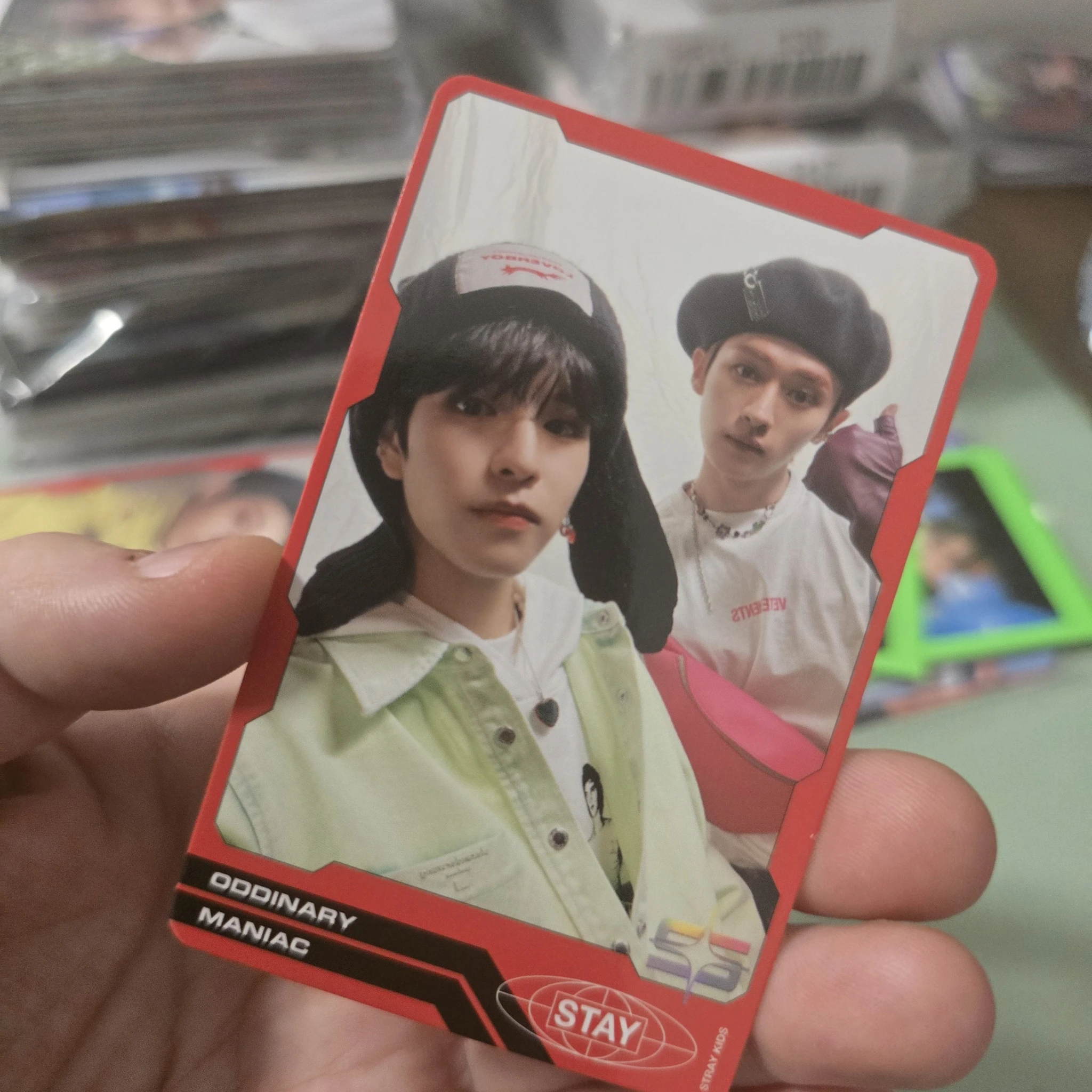 Stray Kids Stray Kids - Lee Know & Seungmin - Oddinary Album trading card pre-order benefit album photocard listing photo 1