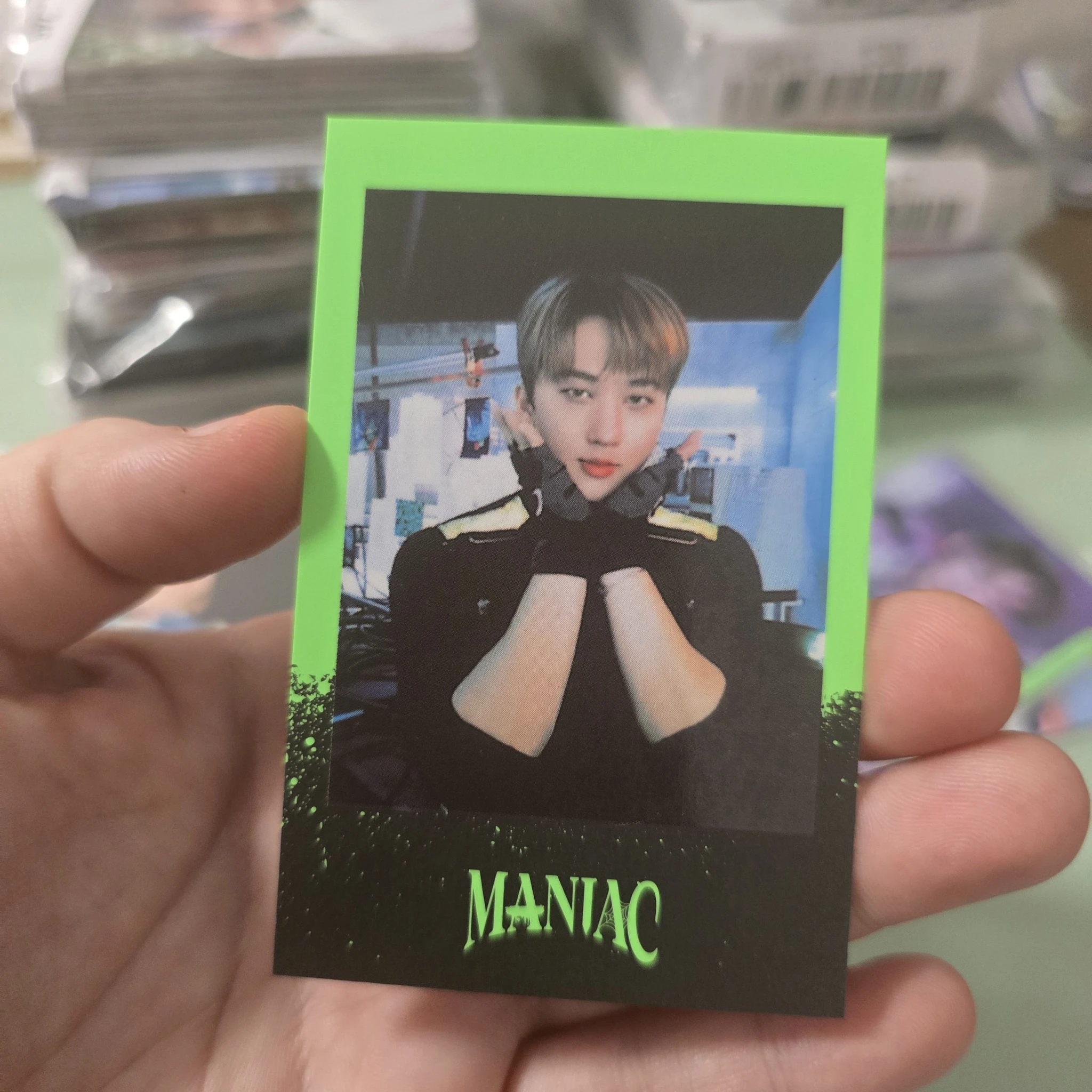 Stray Kids Changbin Stray Kids - Changbin - Maniac World Tour Event merch photocard purchase benefit polaroid pre-order benefit (pob) listing photo 1