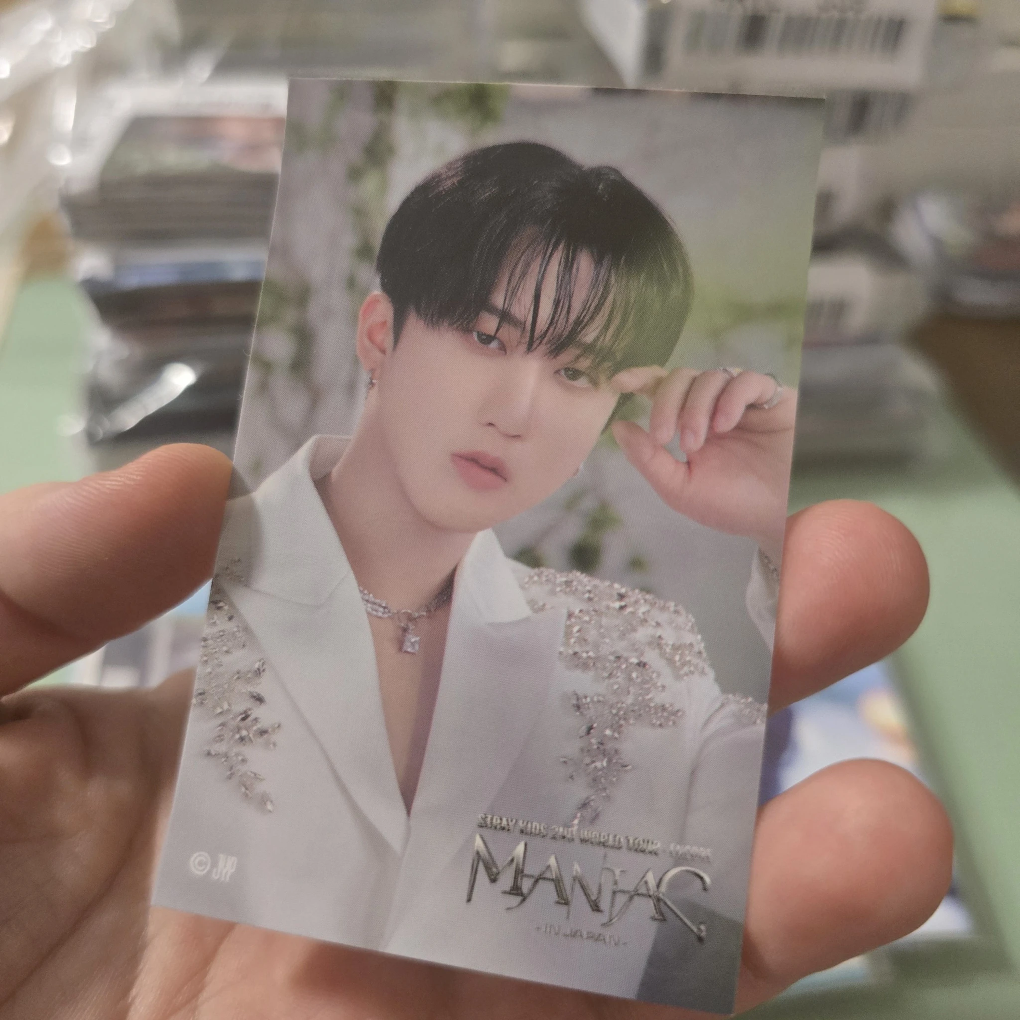 Stray Kids Changbin Stray Kids - Changbin - Maniac World Tour Event sticker jpfc (japan fanclub) japan lottery A version encore sticker card supplemental listing photo 1