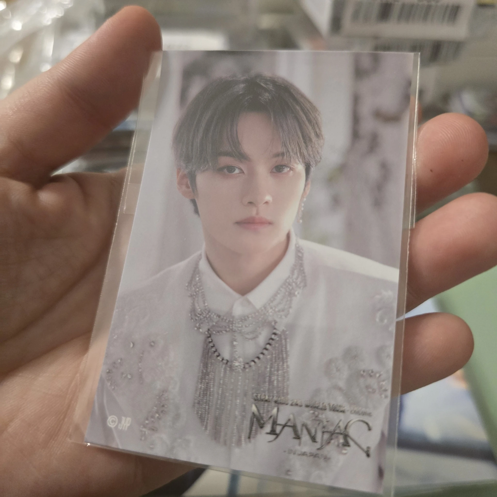 Stray Kids Lee Know Stray Kids - Lee Know - Maniac World Tour Event sticker lottery A version japan jpfc (japan fanclub) encore sticker card supplemental listing photo 1