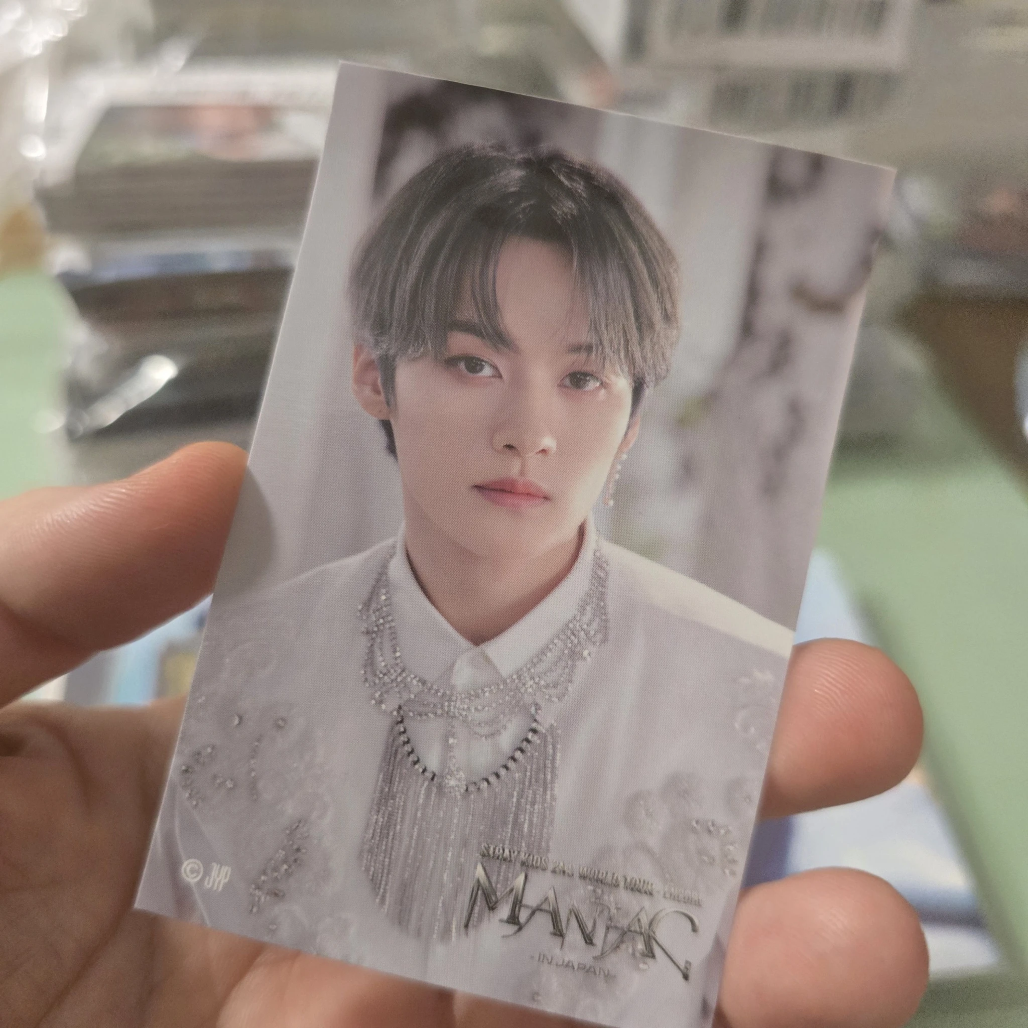 Stray Kids Lee Know Stray Kids - Lee Know - Maniac World Tour Event sticker lottery A version japan jpfc (japan fanclub) encore sticker card supplemental listing photo 1