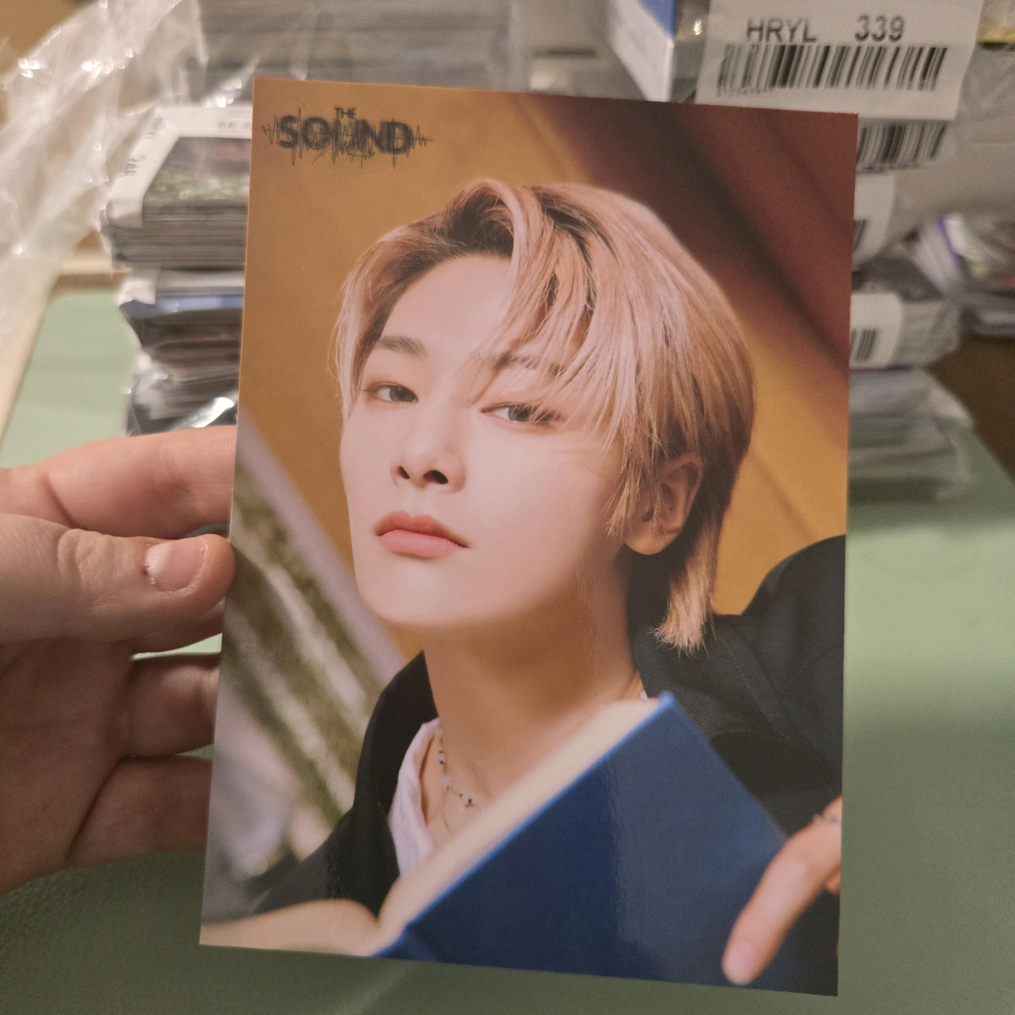 Stray Kids I.N Stray Kids - I.N - The Sound Album postcard B version merch inclusion item set pop-up white day shibuya109 listing photo 1