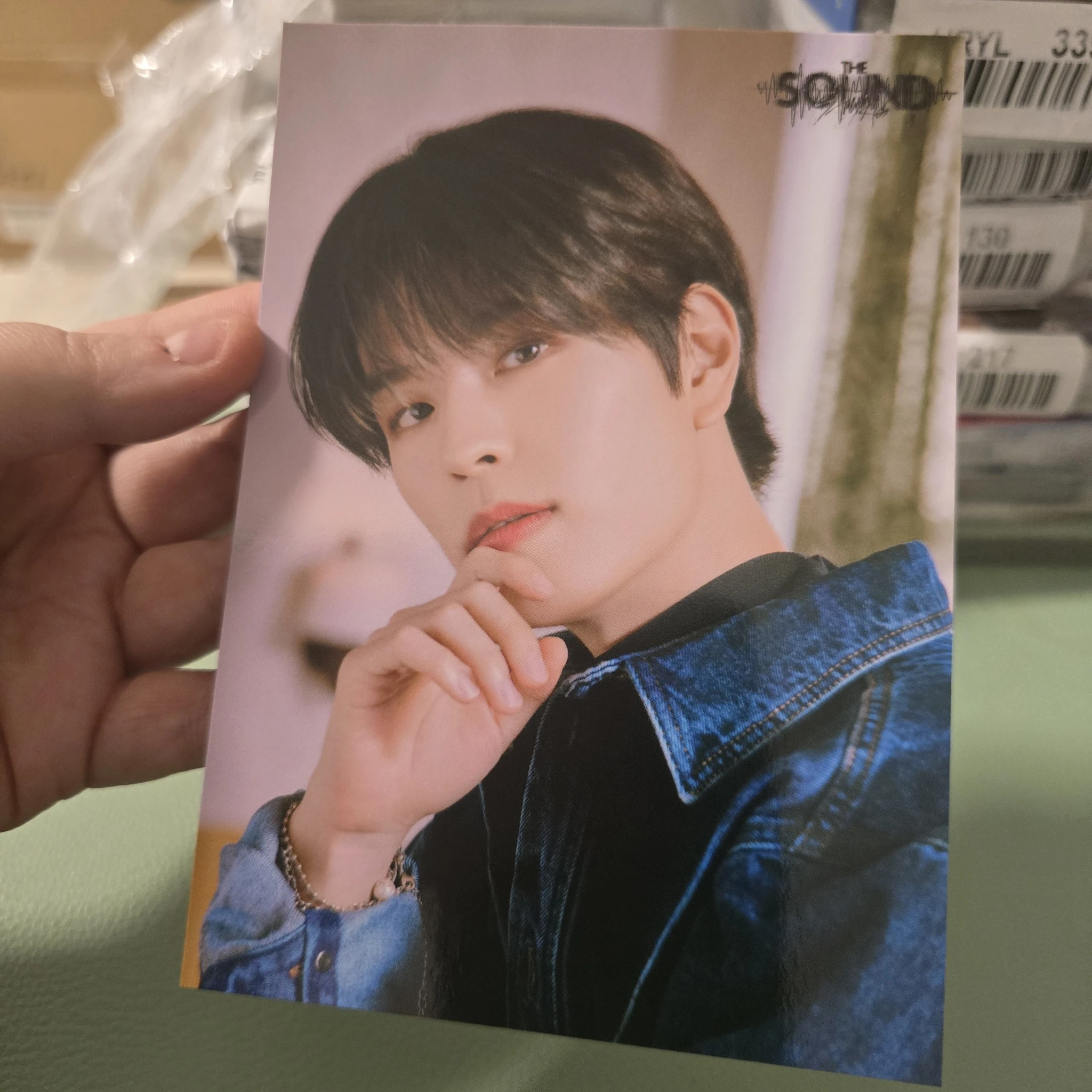 Stray Kids Seungmin Stray Kids - Seungmin - The Sound Album B version postcard merch inclusion item set pop-up white day shibuya109 listing photo 1