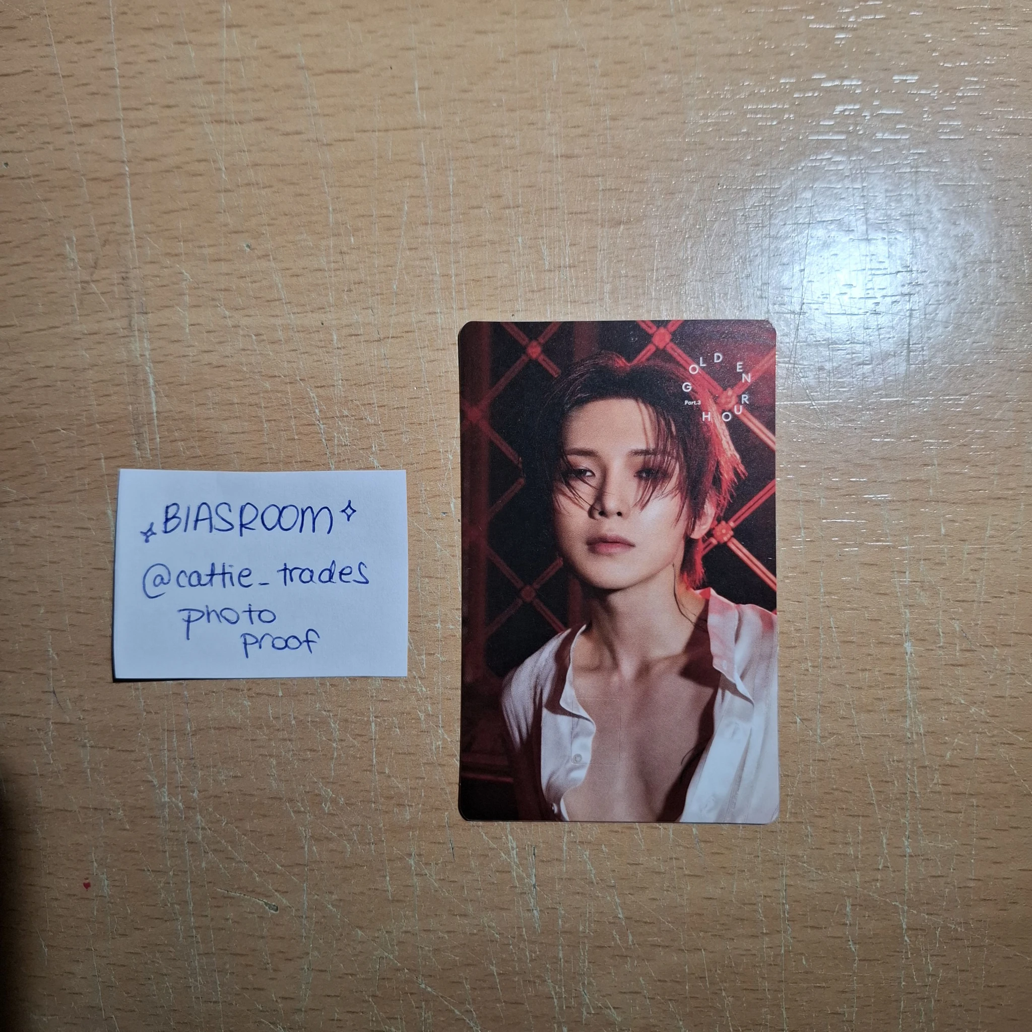 ATEEZ Yeosang ATEEZ - Yeosang - Golden Hour : Part.3 'In Your Fantasy Edition' Album card cover listing photo 1