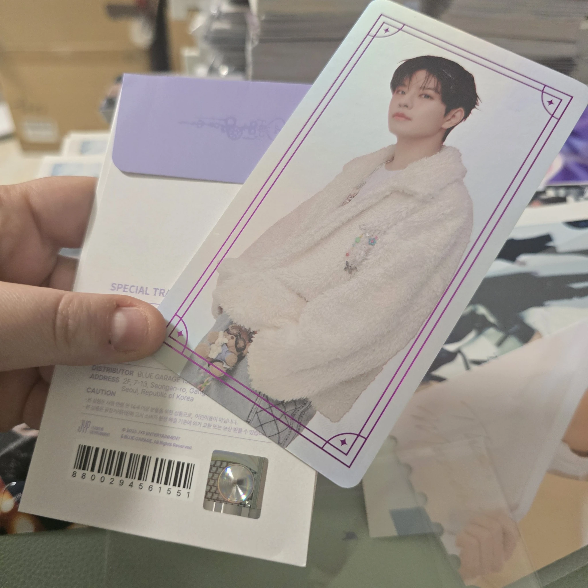 Stray Kids Seungmin Stray Kids - Seungmin - 5th Fanmeeting - SKZ 5'Clock Event trading card listing photo 1