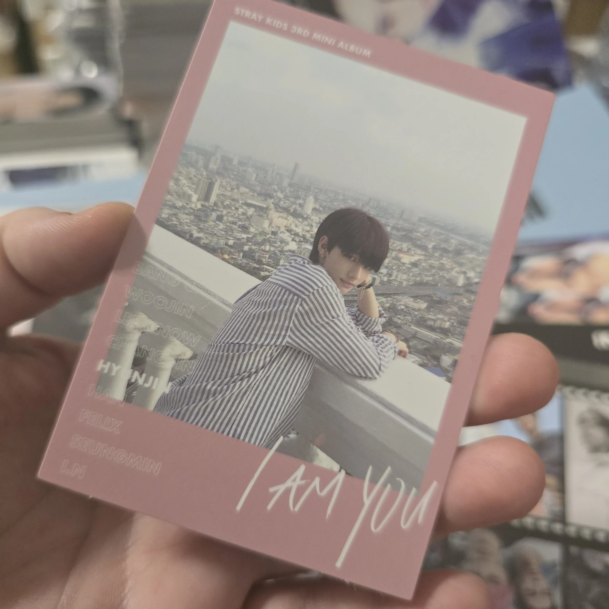 Stray Kids Hyunjin Stray Kids - Hyunjin - I am YOU Album polaroid non-standard size A version standard version qr card album inclusion listing photo 1