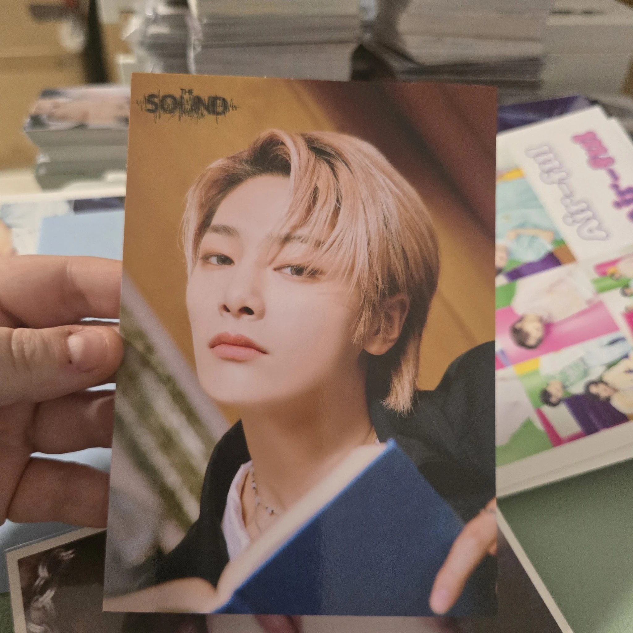 Stray Kids I.N Stray Kids - I.N - The Sound Album postcard B version merch inclusion item set pop-up white day shibuya109 listing photo 1
