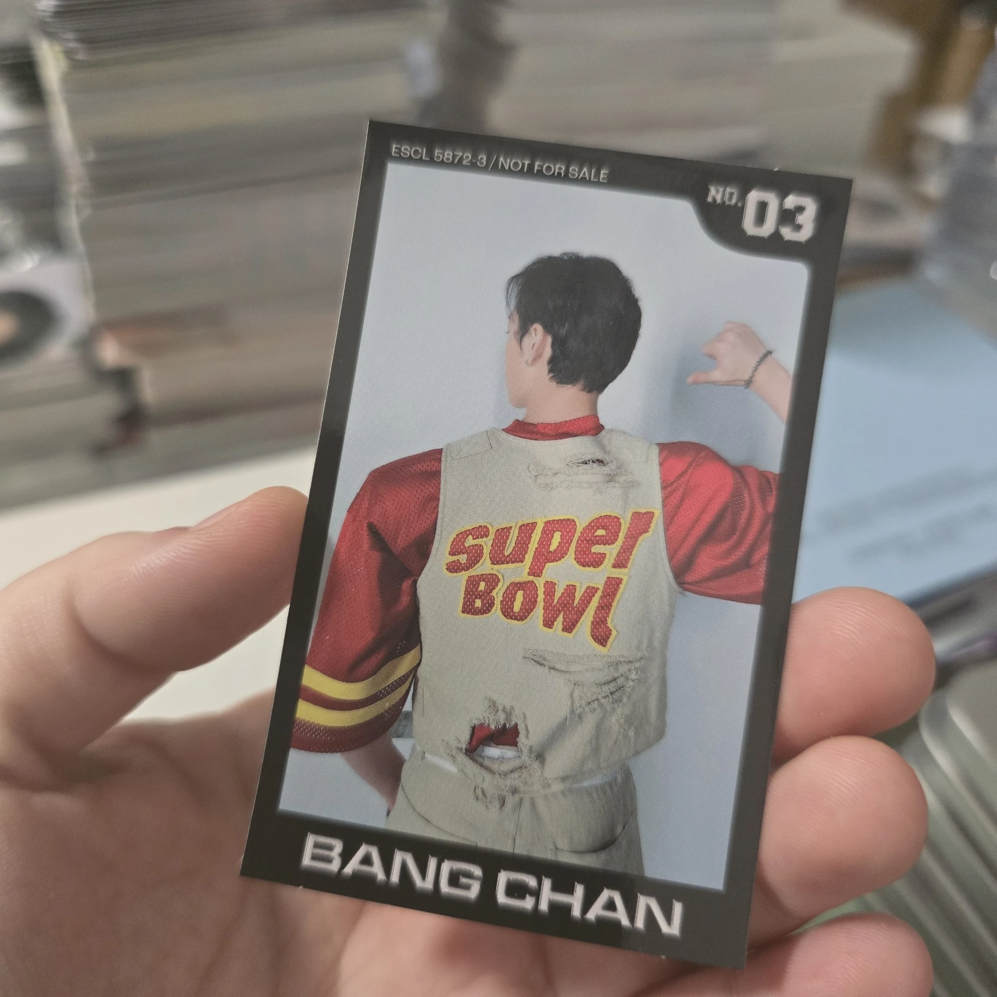 Stray Kids Bang Chan Stray Kids - Bang Chan - Social Path Album sticker B version limited edition sticker card album inclusion listing photo 1
