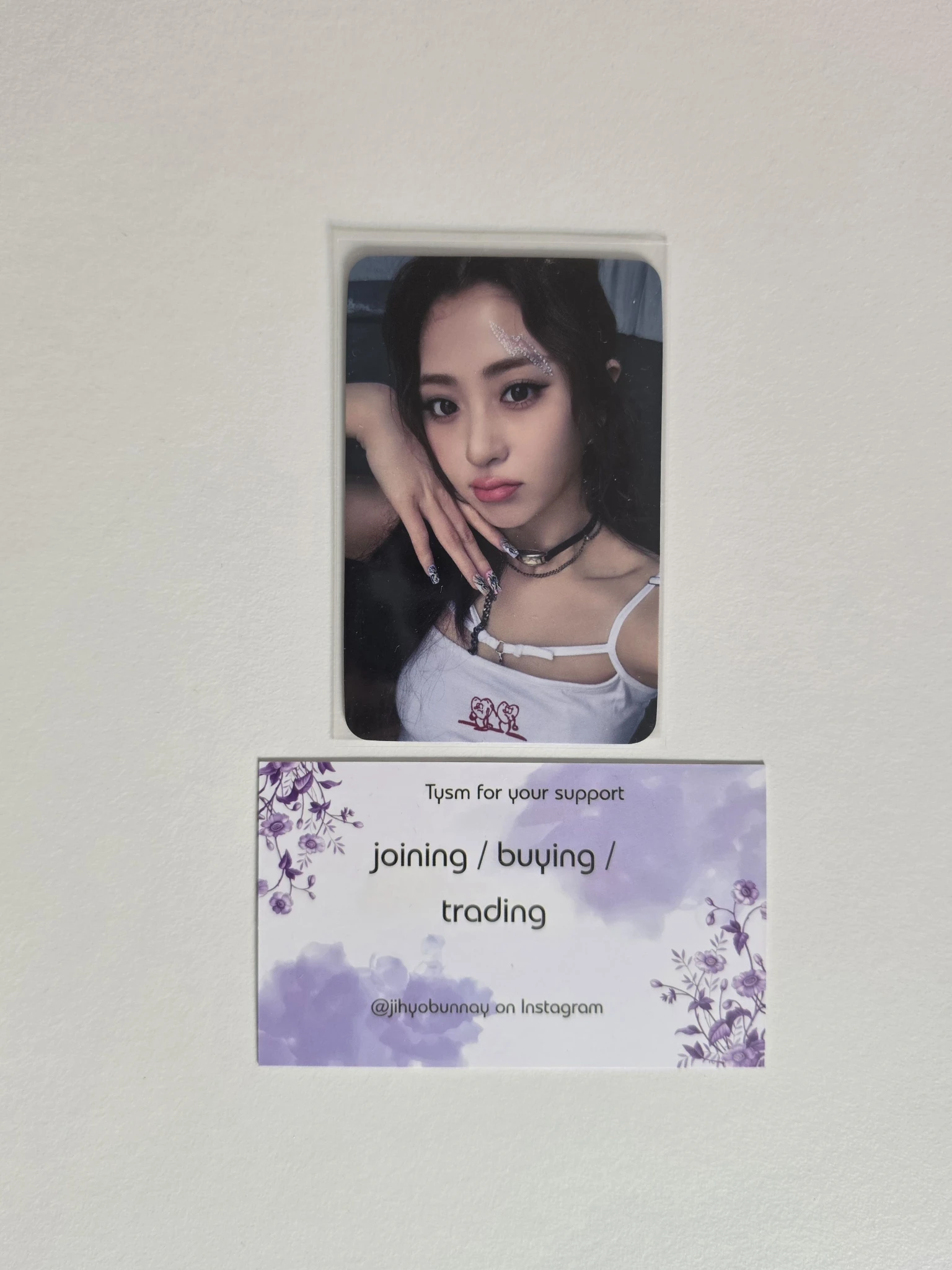LE SSERAFIM Huh Yunjin LE SSERAFIM - Huh Yunjin - CRAZY Album lucky draw soundwave round 1 listing photo 1