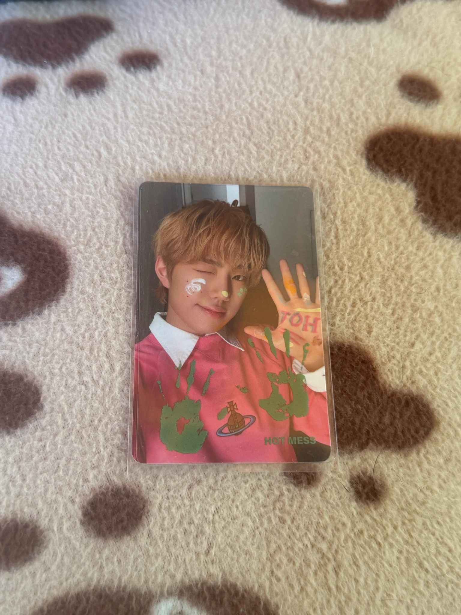 EVNNE Park Jihoo EVNNE - Park Jihoo - HOT MESS Album album photocard splatter version listing photo 1