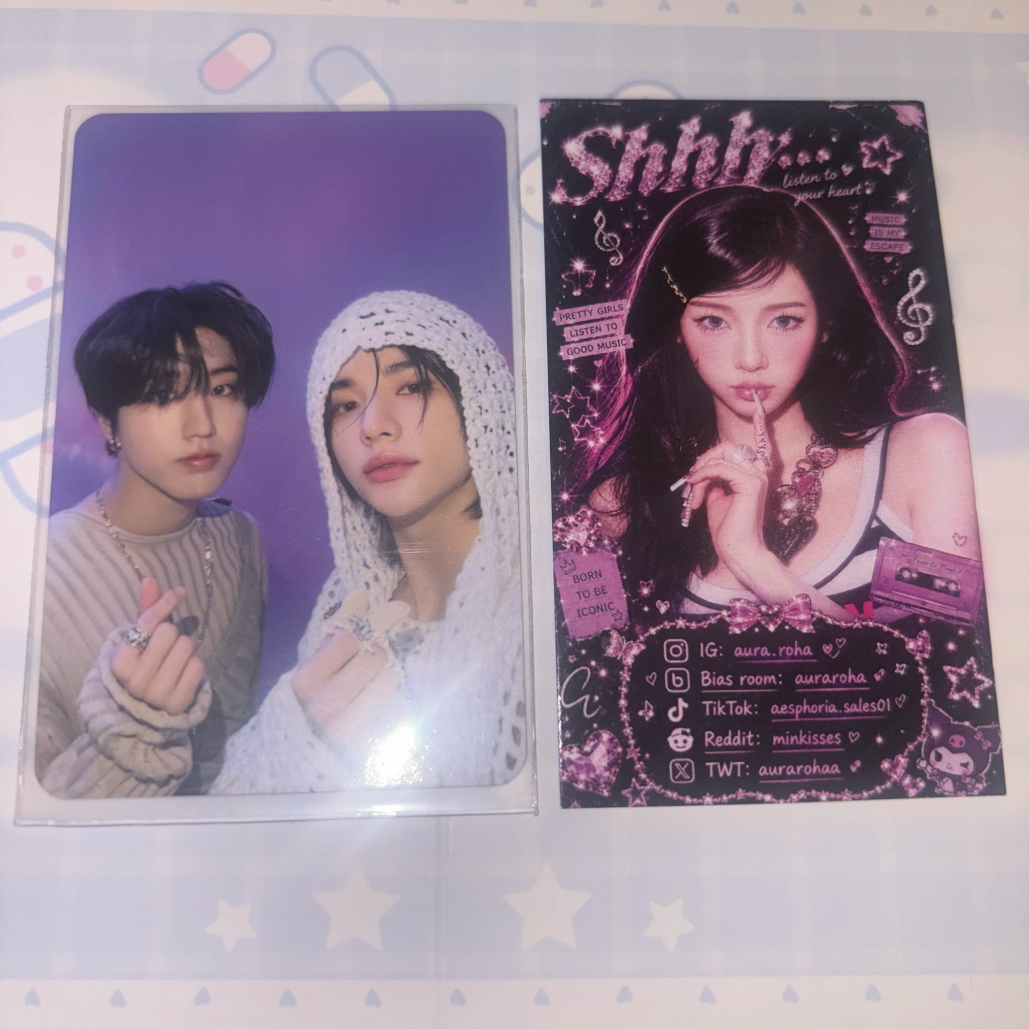 Stray Kids Stray Kids - Han & Hyunjin - Rock Star Album album photocard listing photo 1