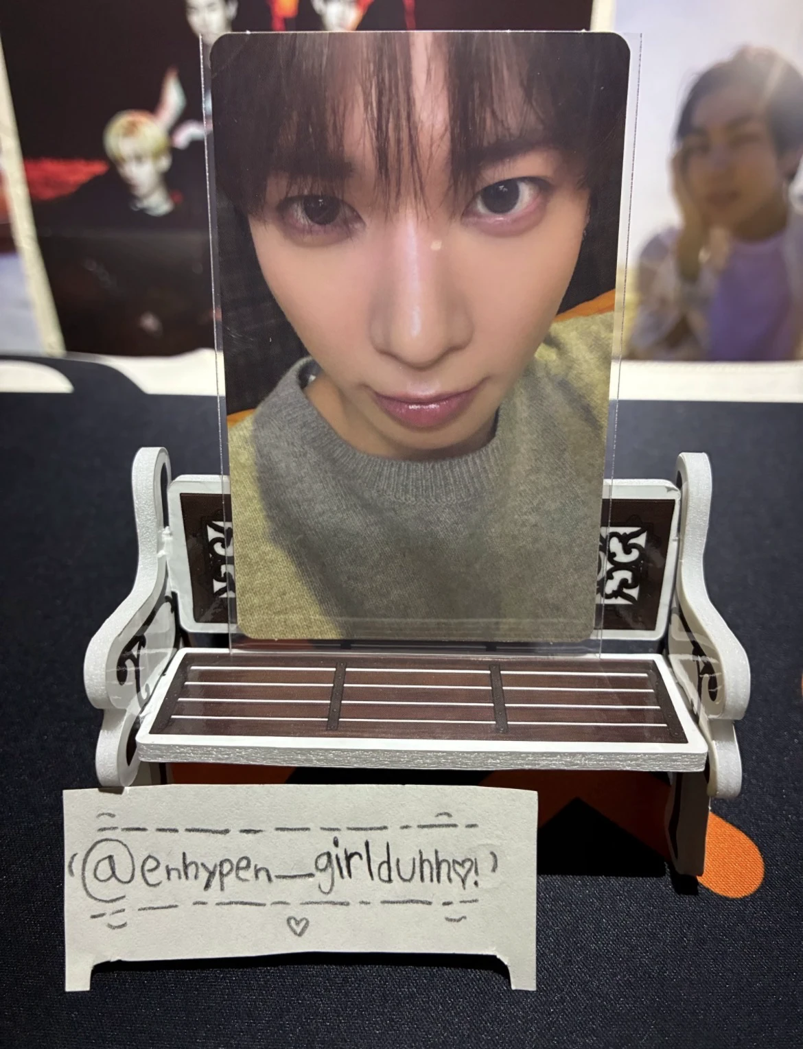 TOMORROW X TOGETHER Taehyun TOMORROW X TOGETHER - Taehyun - 7TH YEAR: A Moment of Stillness in the Thorns Album target exclusive album photocard listing photo 1