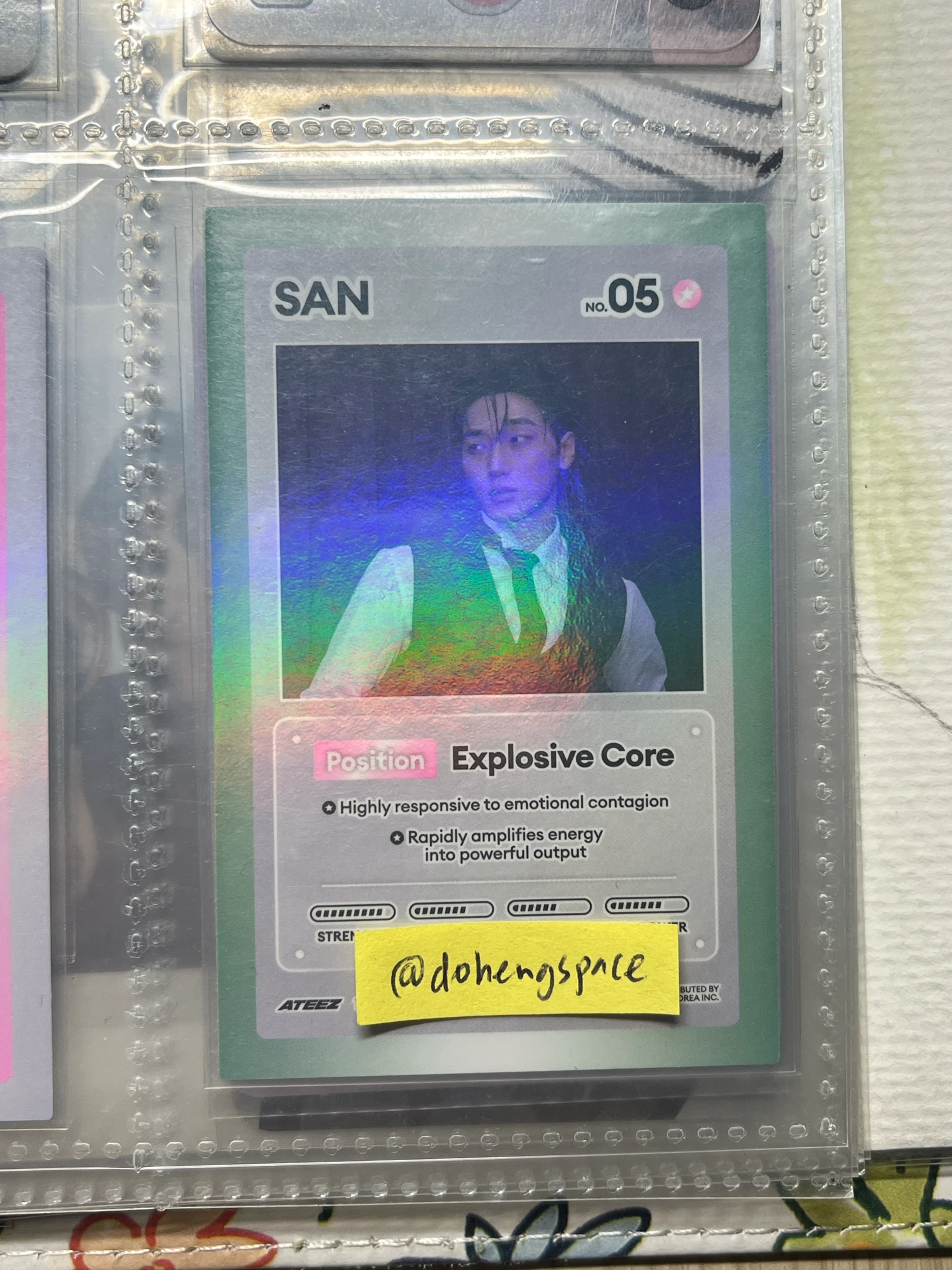 ATEEZ San ATEEZ - San - GOLDEN HOUR : Part.5 Album album photocard character card listing photo 1