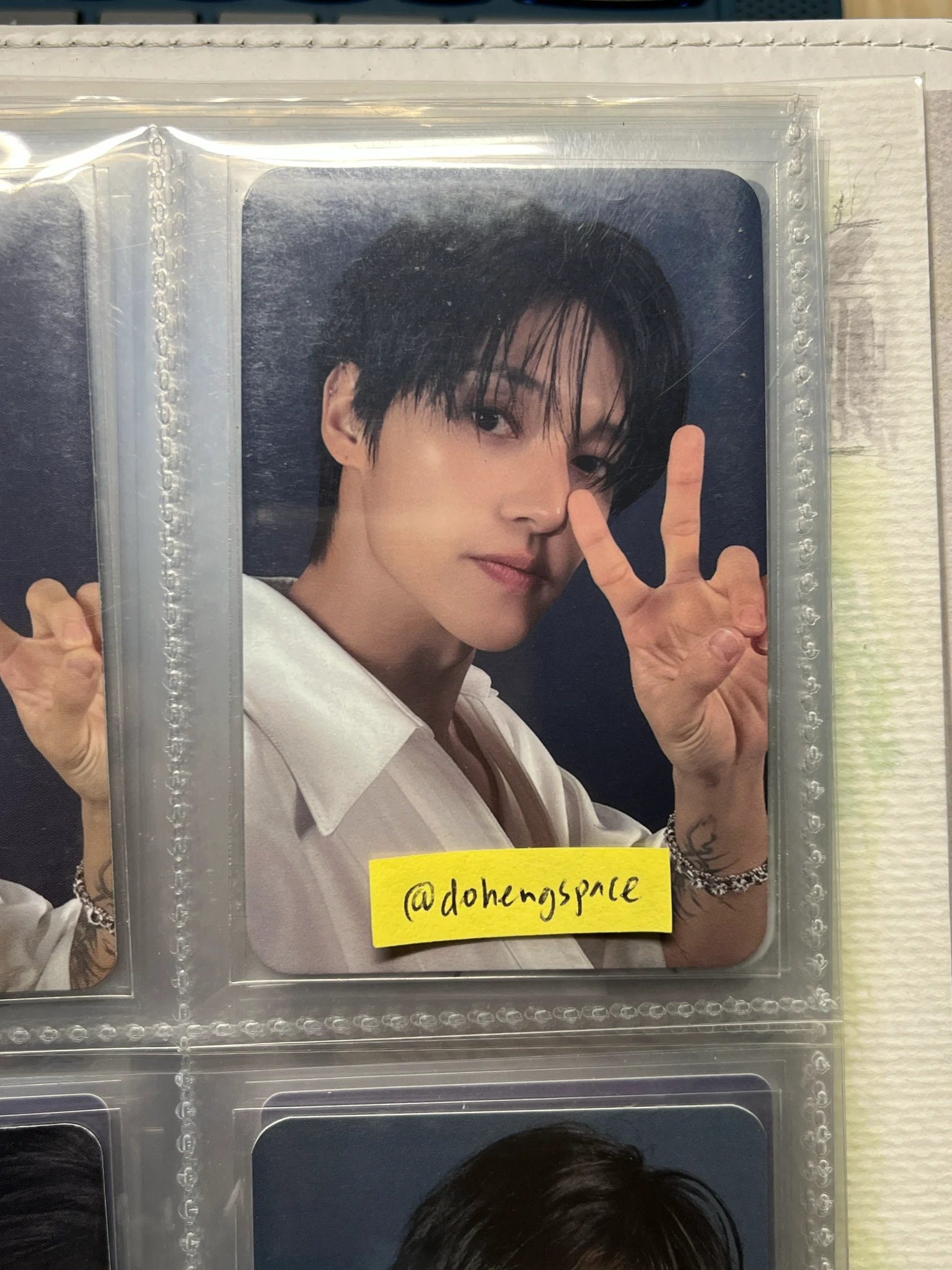 ATEEZ Wooyoung ATEEZ - Wooyoung - Golden Hour : Part.4 Album dear my muse (dmm) pob (pre-order benefit) round 1 listing photo 1