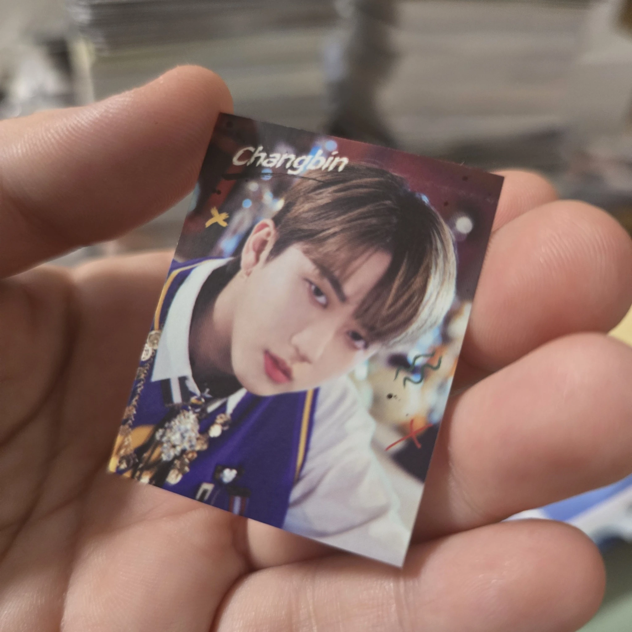 Stray Kids Changbin Stray Kids - Changbin - The Victory Pop-Up Store Event photo set merch inclusion keyring mini photo FPO listing photo 1