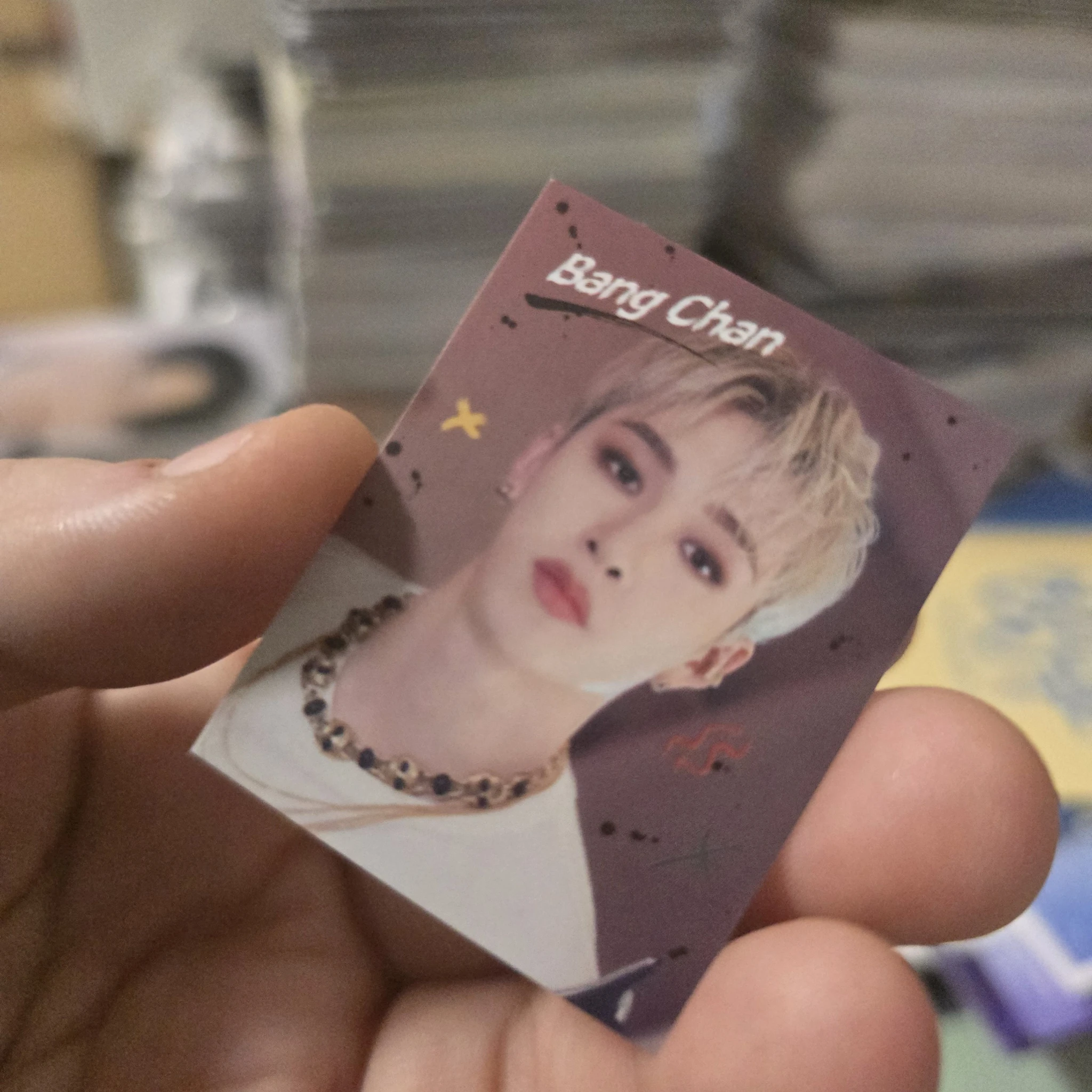 Stray Kids Bang Chan Stray Kids - Bang Chan - The Victory Pop-Up Store Event photo set merch inclusion keyring mini photo listing photo 1
