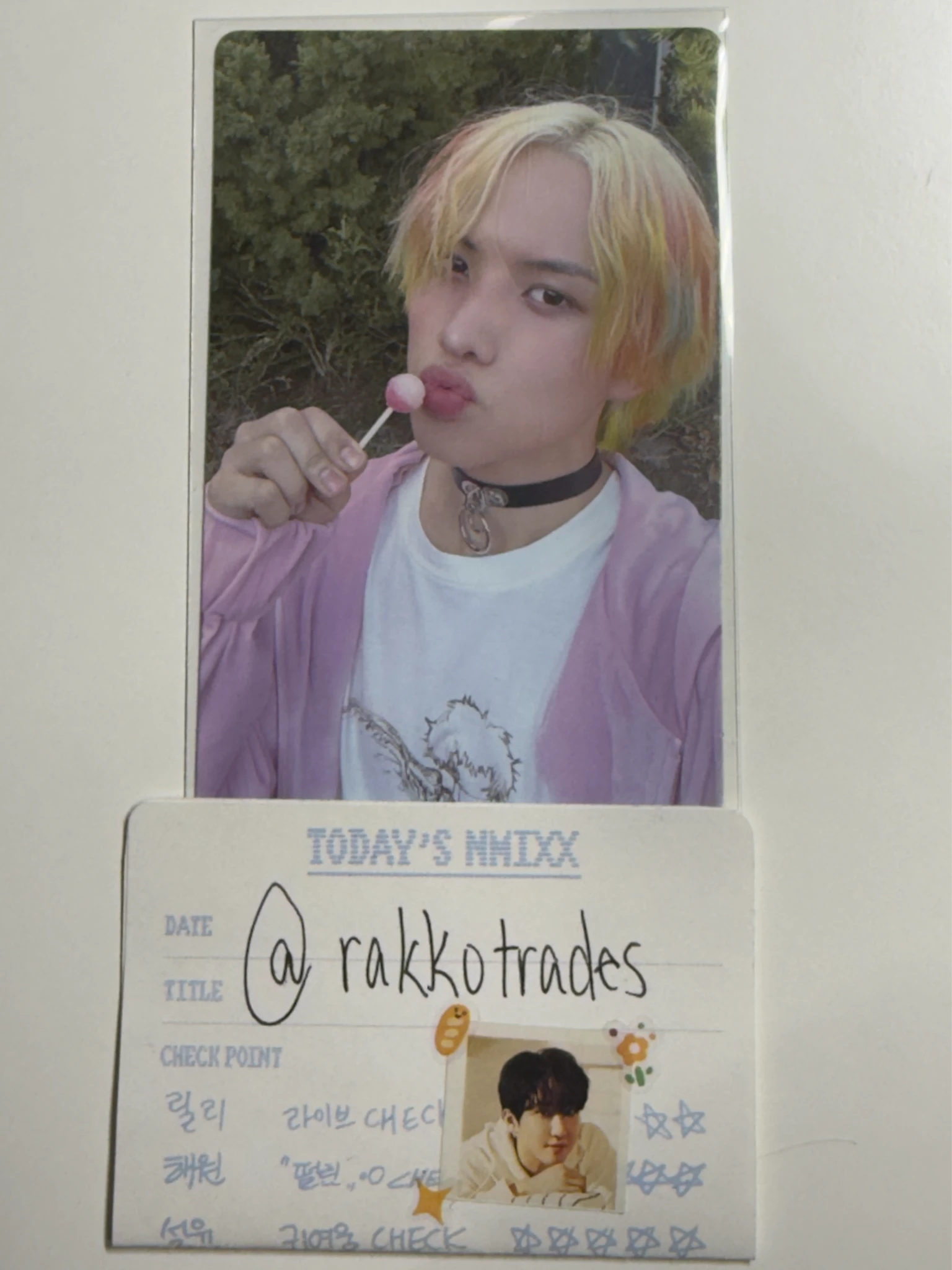 82Major Seongil 82Major - Seongil - Silence Syndrome Album album photocard B version listing photo 1