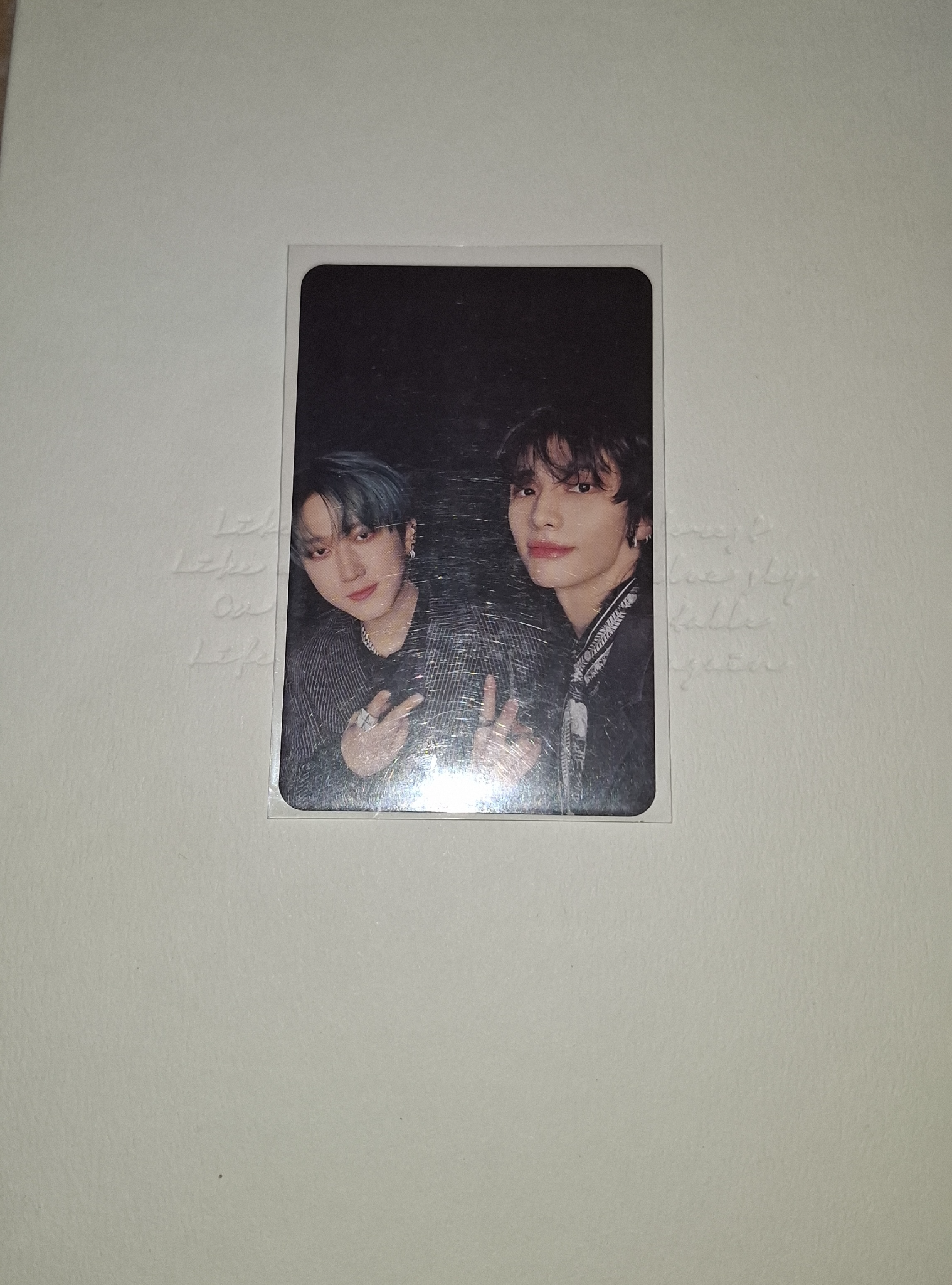 Stray Kids Stray Kids - Hyunjin & Changbin - HOP Album album photocard unit listing photo 1