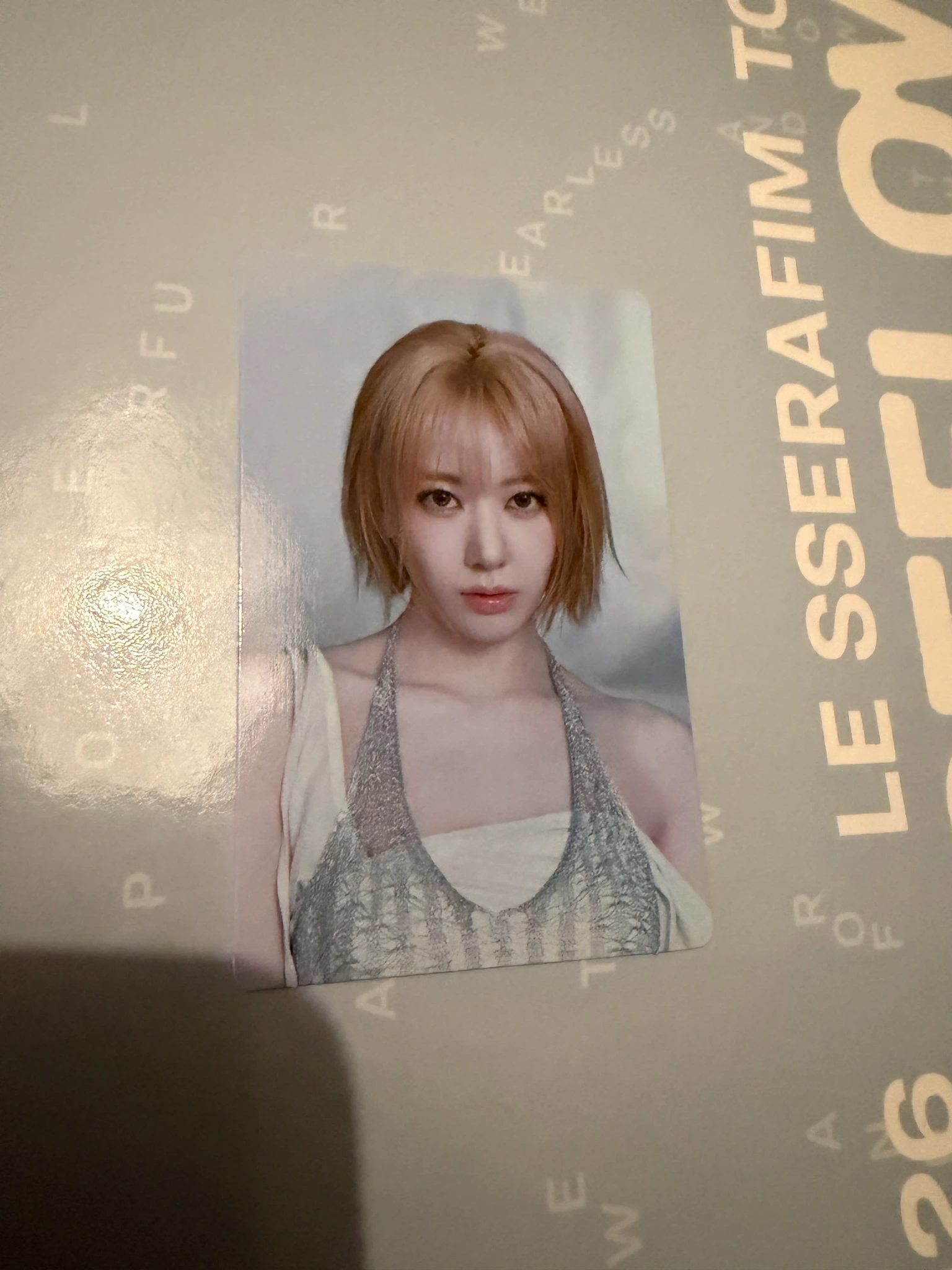 LE SSERAFIM Sakura LE SSERAFIM - Sakura - Pureflow Tour (2026) Event merch photocard trading card listing photo 1