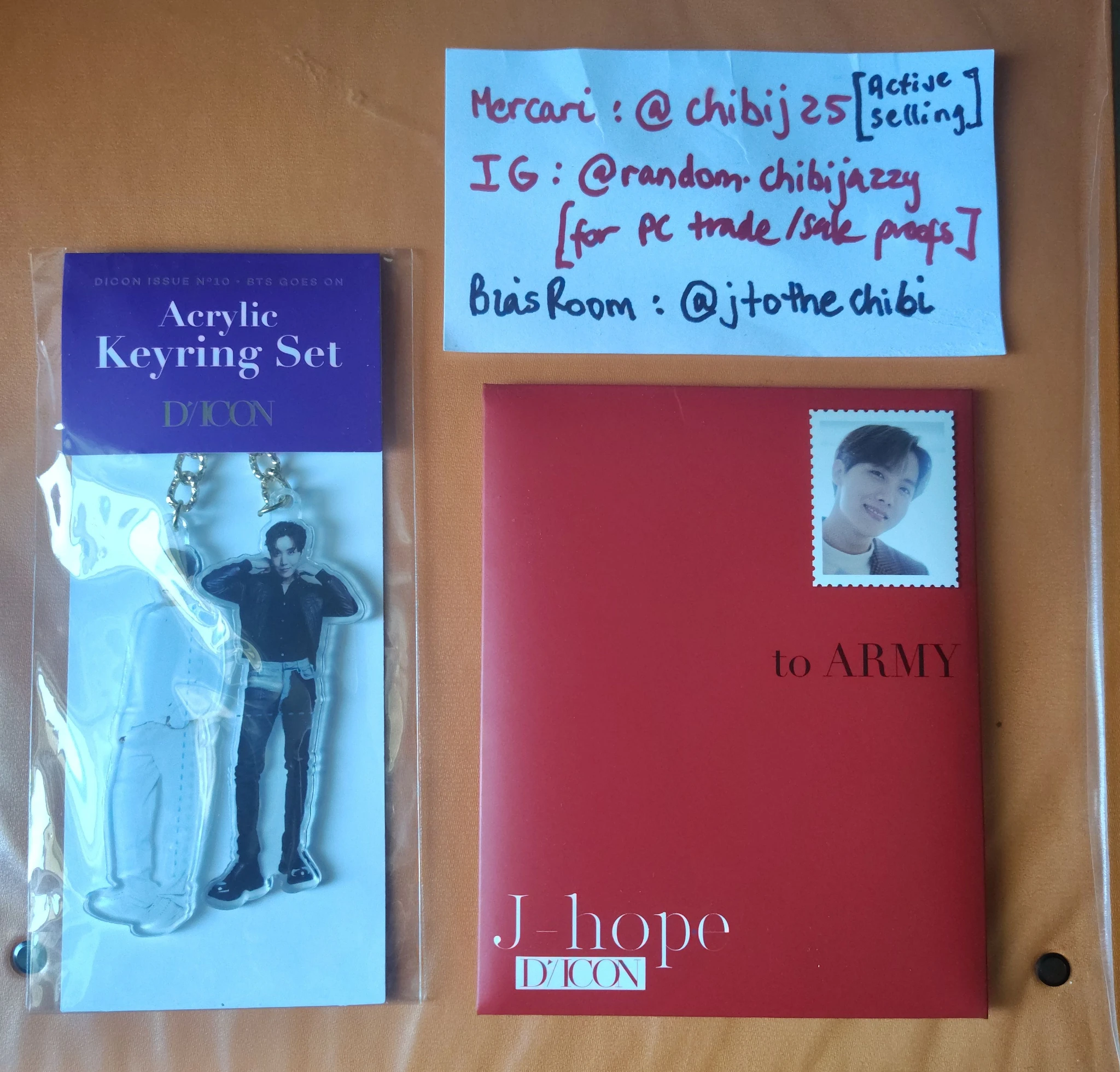 BTS j-hope BTS - j-hope - D'ICON Vol. 10 Other dicon BTS Goes On mini calendar listing photo 1