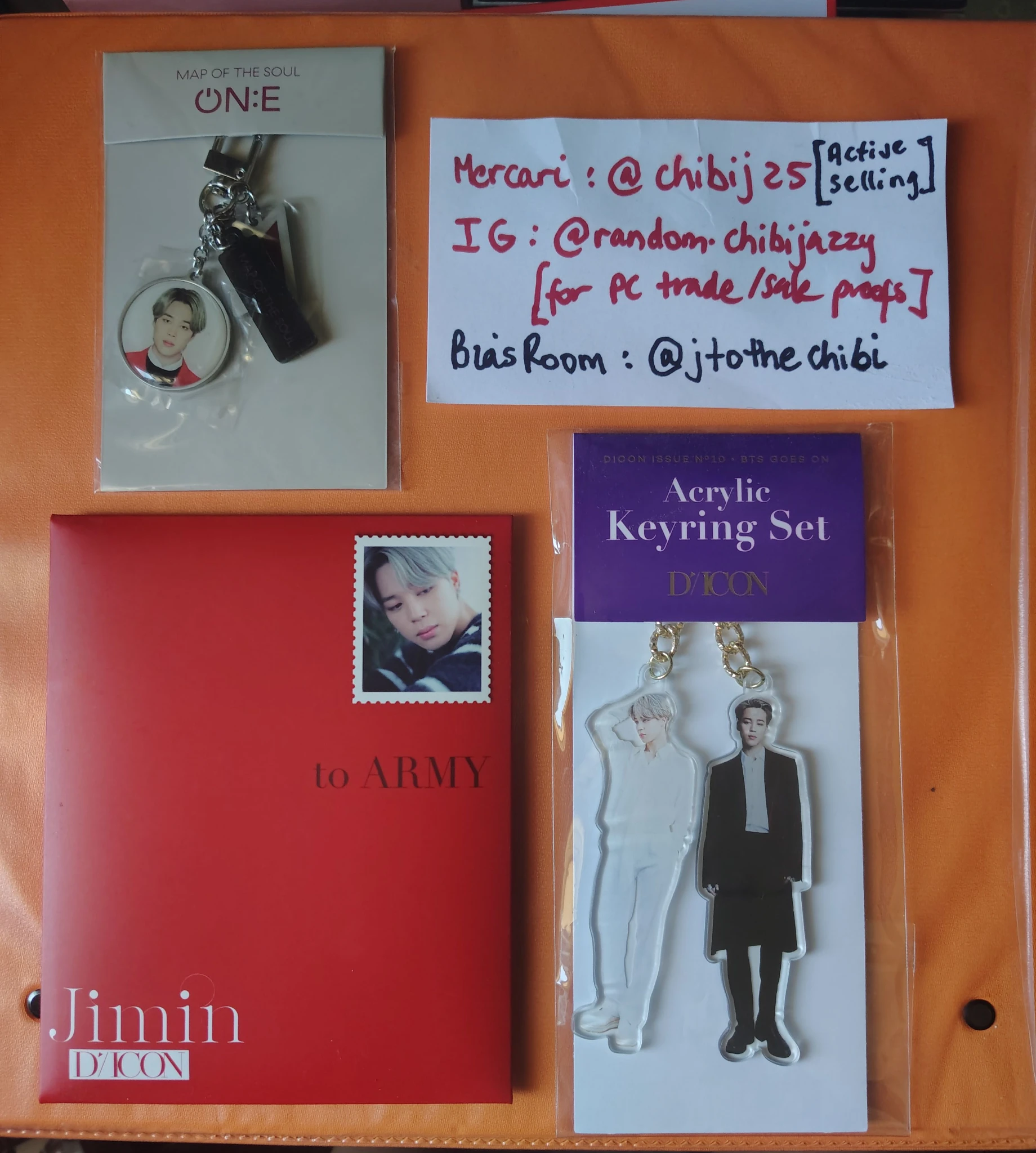 BTS Jimin BTS - Jimin - D'ICON Vol. 10 Other double-sided mini calendar dicon listing photo 1