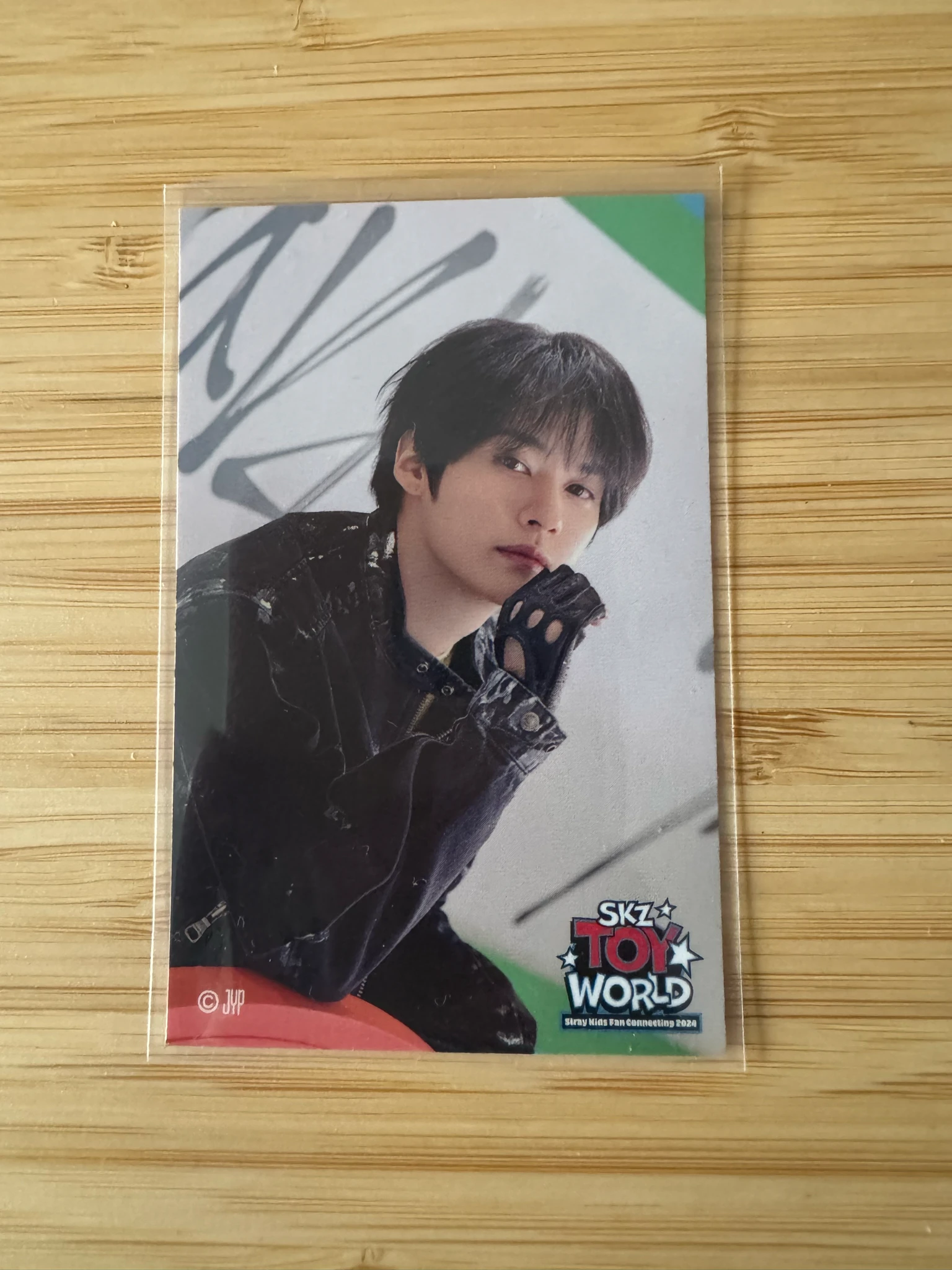 Stray Kids Lee Know Stray Kids - Lee Know - SKZ Toy World-Fan Connecting 2024 Event sticker jpfc (japan fanclub) offline lottery sticker card supplemental listing photo 1