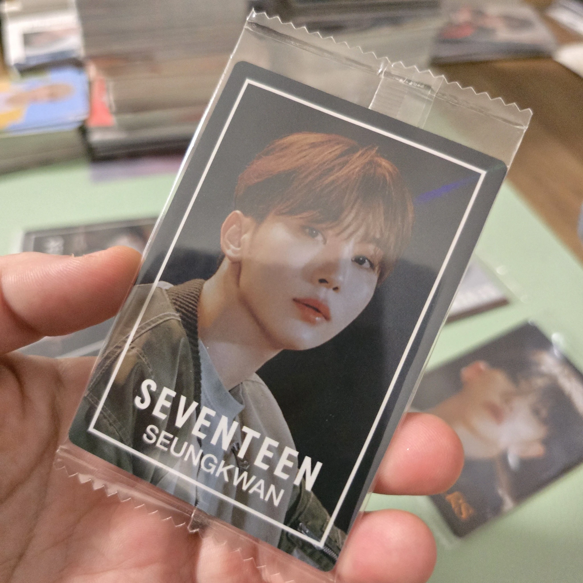 SEVENTEEN Seungkwan SEVENTEEN - Seungkwan - Bandai x SEVENTEEN Brand Collaboration Other japan trading card holographic (hologram) foil card listing photo 1