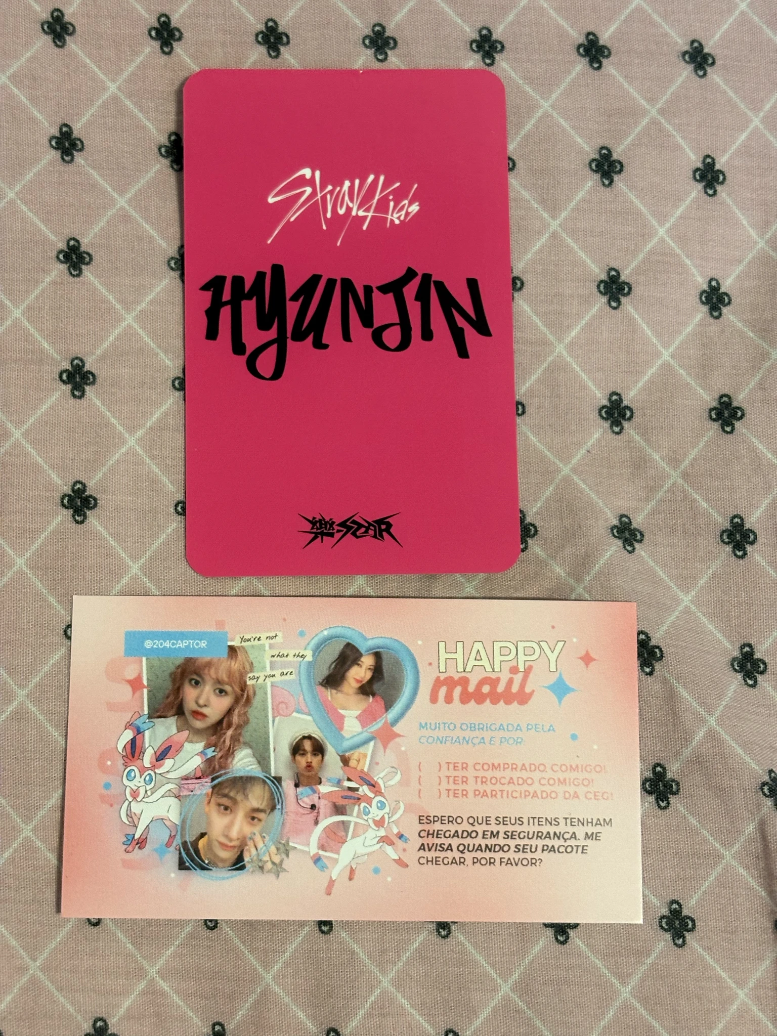 Stray Kids Hyunjin Stray Kids - Hyunjin - Rock-Star Album pre-order benefit (pob) lotte duty free listing photo 2