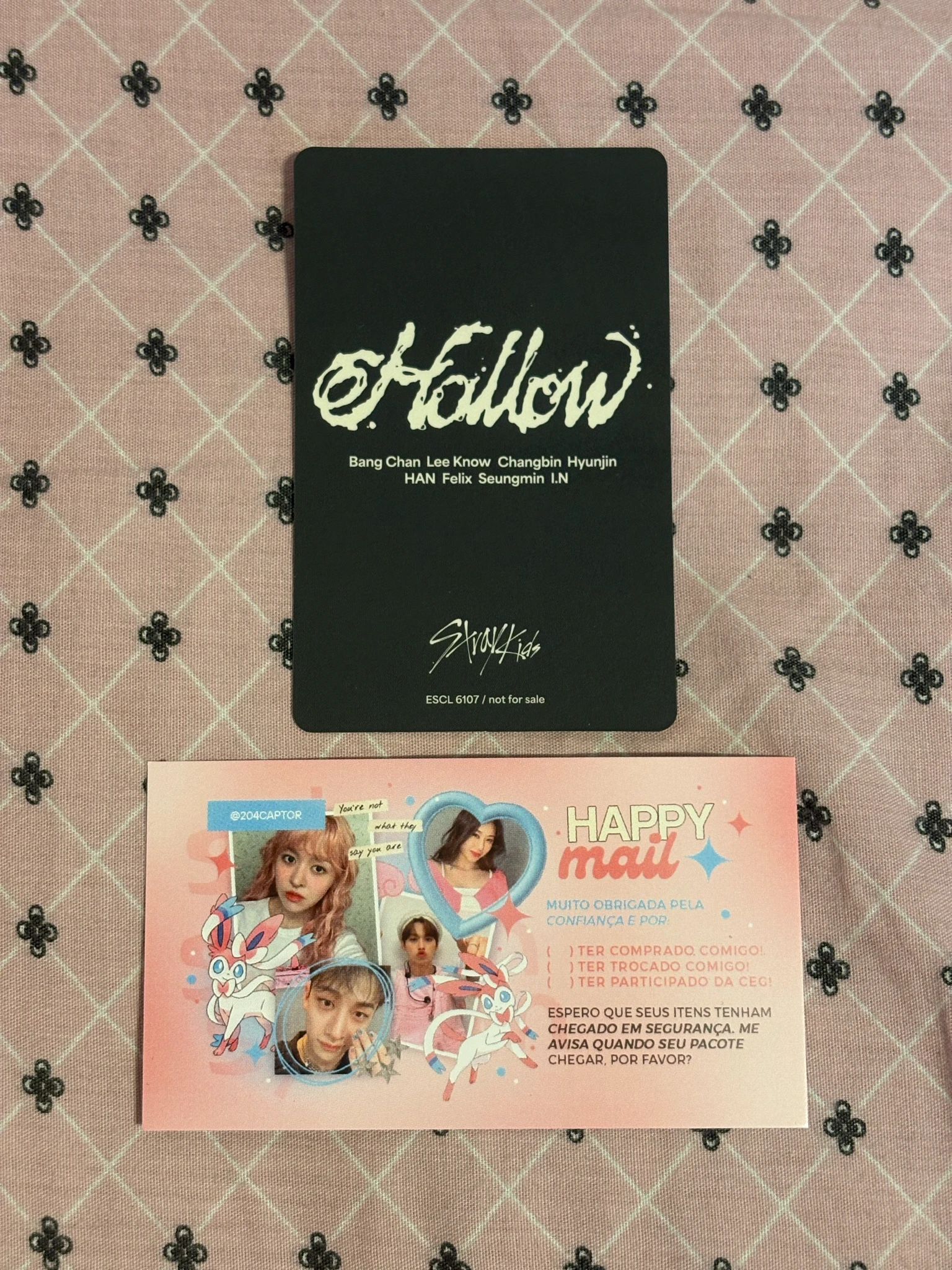 Stray Kids Hyunjin Stray Kids - Hyunjin - Hollow Album album photocard standard version listing photo 2