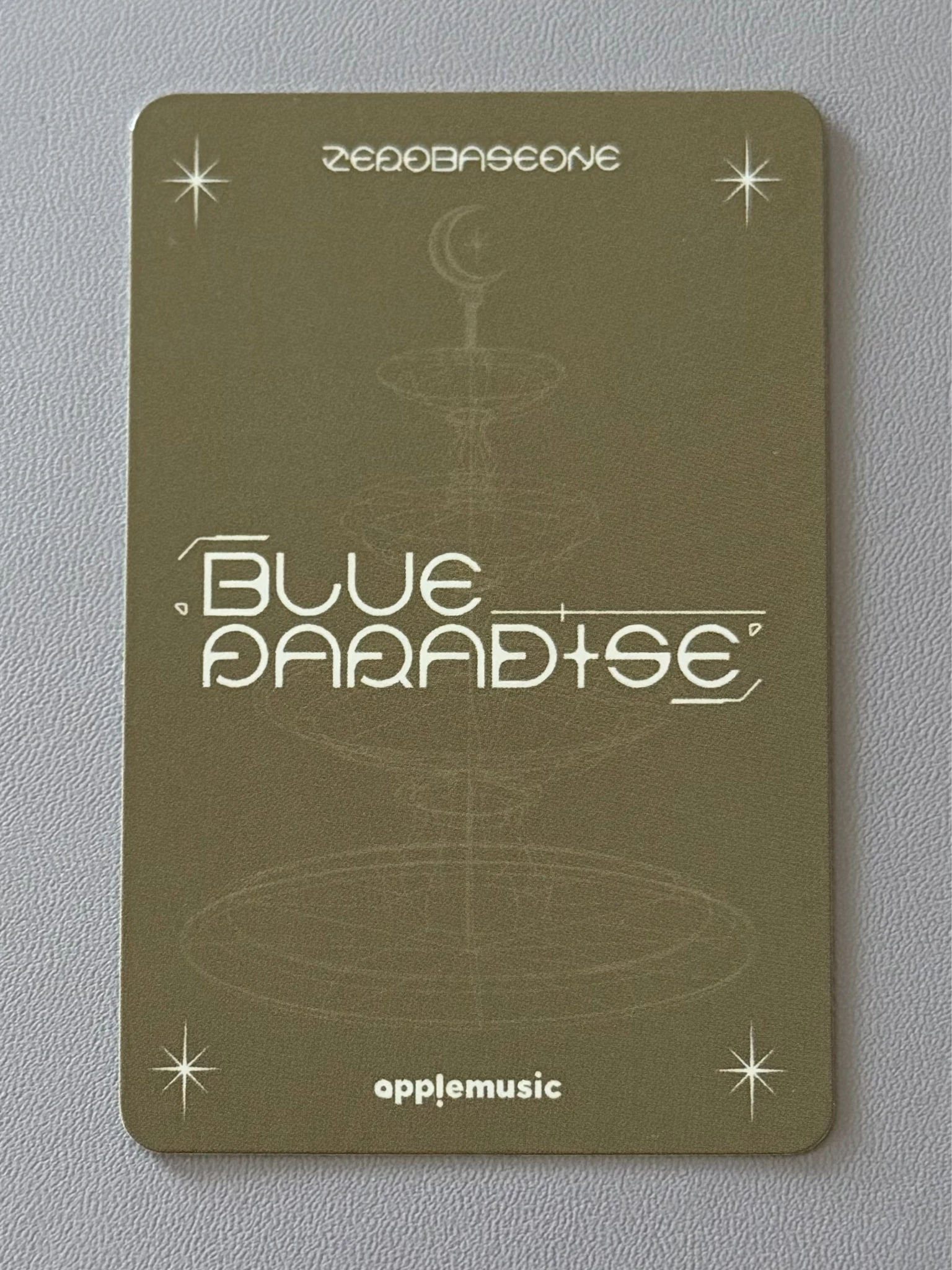 ZEROBASEONE Gunwook ZEROBASEONE - Gunwook - Blue Paradise Album pob (pre-order benefit) apple music digipack version listing photo 2