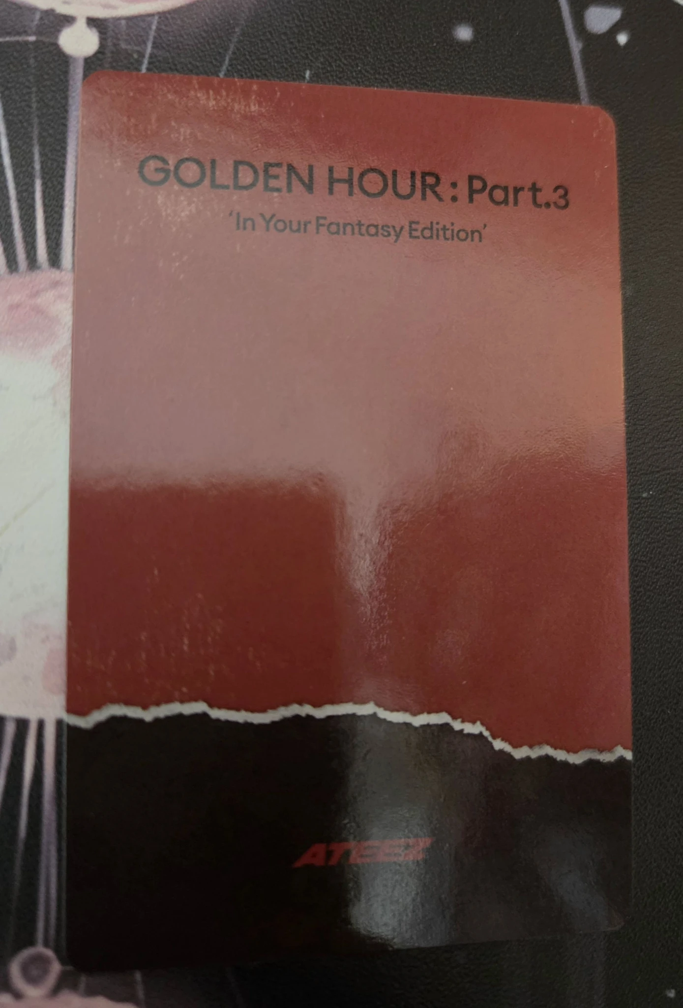 ATEEZ Hongjoong ATEEZ - Hongjoong - Golden Hour : Part.3 'In Your Fantasy Edition' Album album photocard limited ver. listing photo 2
