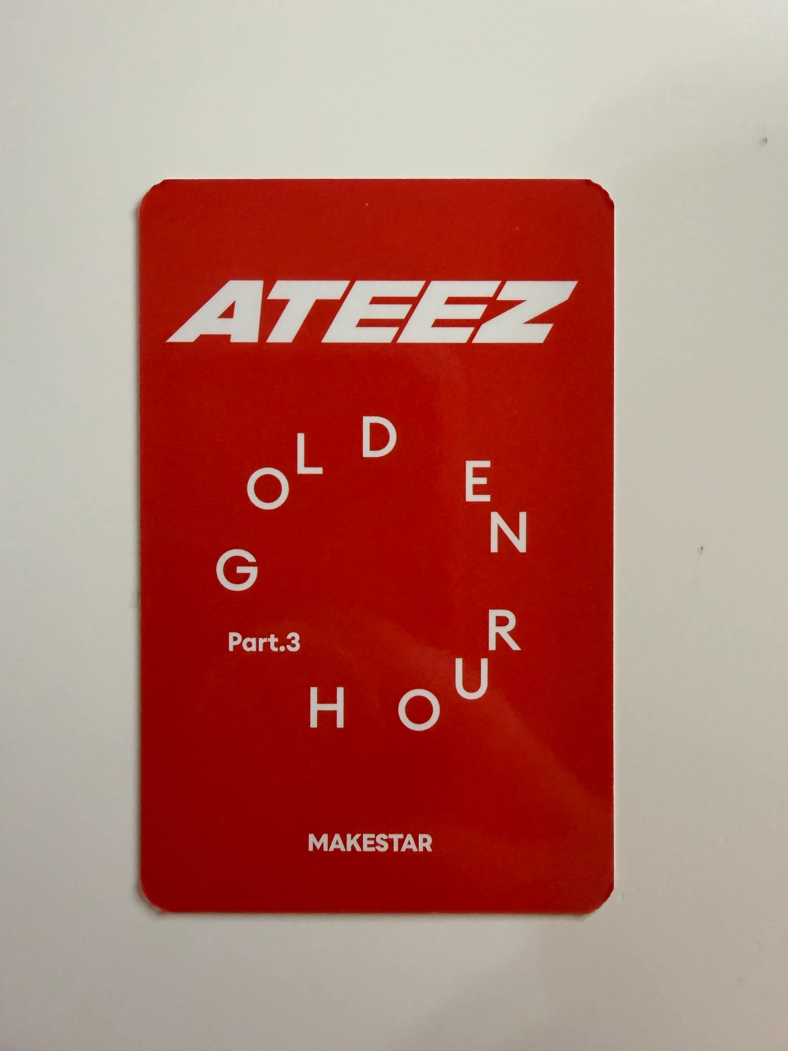 ATEEZ Seonghwa ATEEZ - Seonghwa - Golden Hour : Part.3 Album pre-order benefit makestar listing photo 2