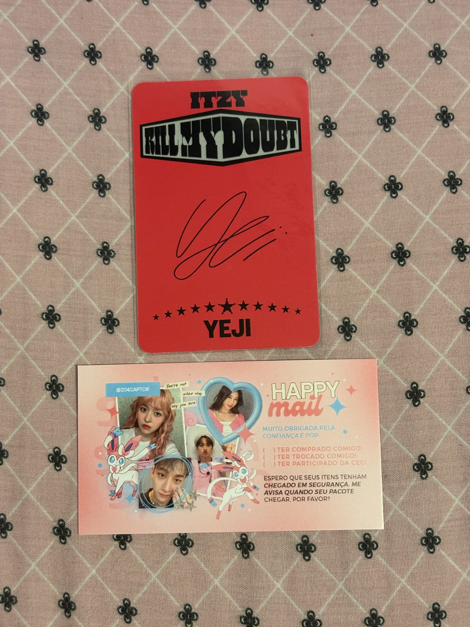ITZY Yeji ITZY - Yeji - KILL MY DOUBT Album album photocard listing photo 2
