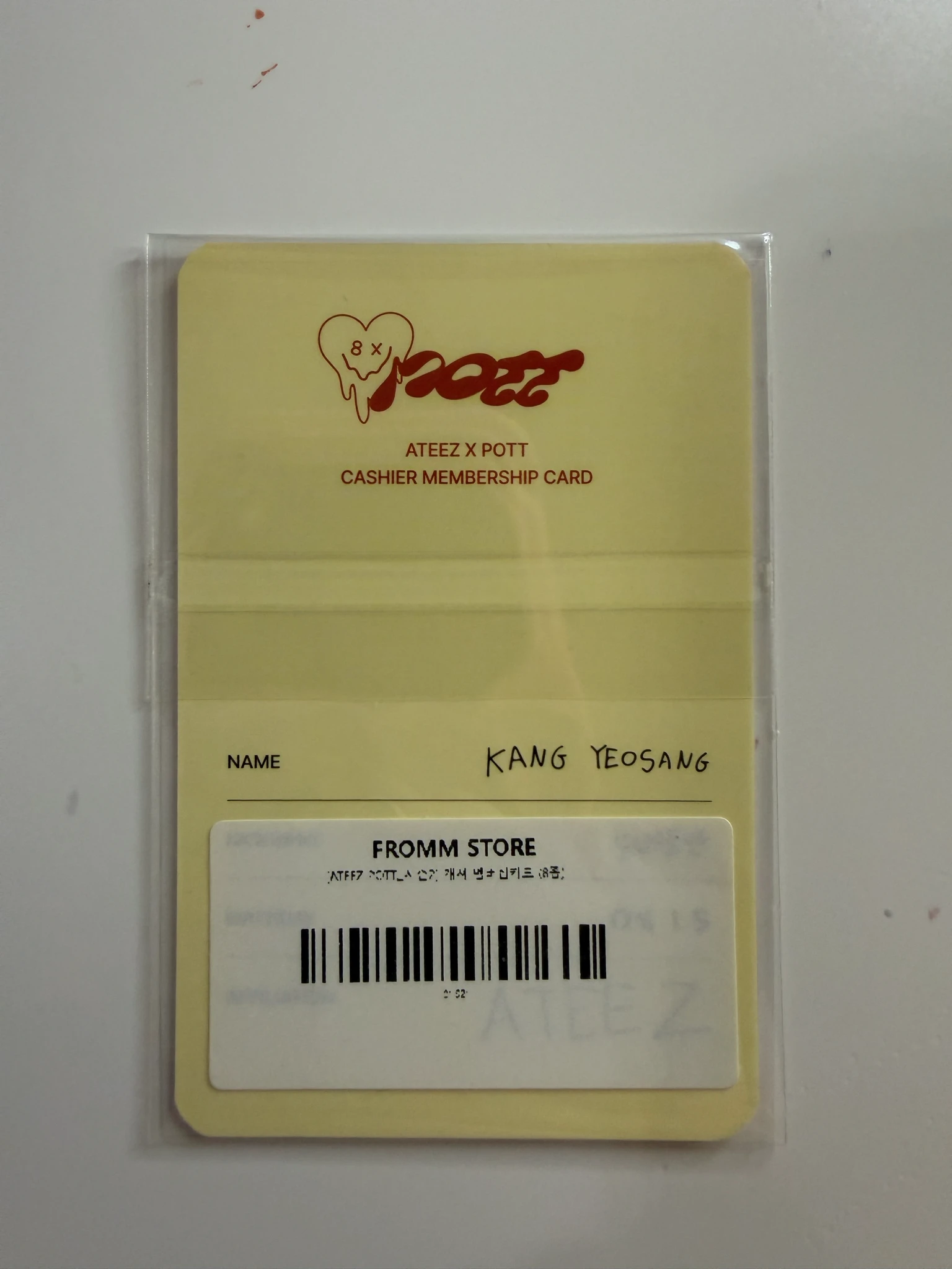 ATEEZ Yeosang ATEEZ - Yeosang - POTT x ATEEZ Other round 3 2024 version listing photo 2