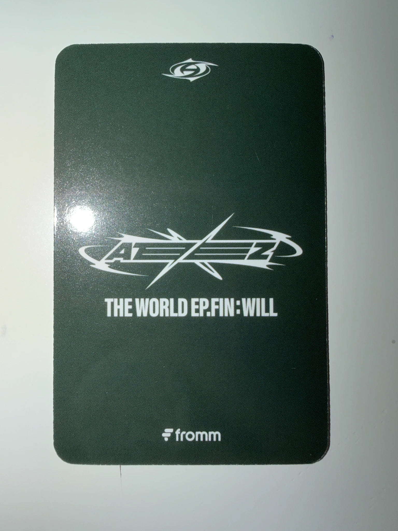 ATEEZ Yeosang ATEEZ - Yeosang - THE WORLD EP.FIN: WILL Album fromm store lucky draw listing photo 2