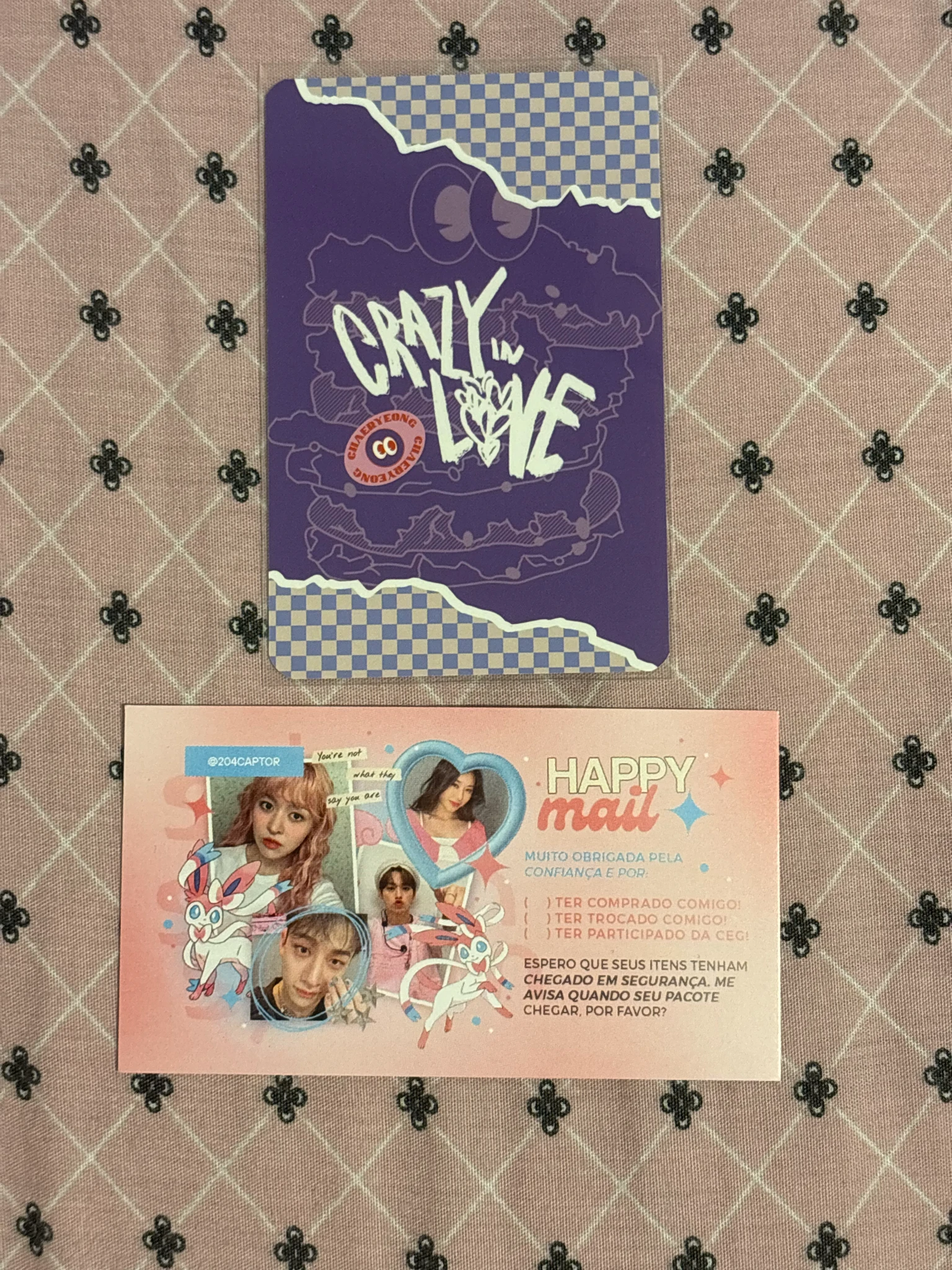 ITZY Chaeryeong ITZY - Chaeryeong - Crazy in Love Album soundwave video call (fancall) round 3 listing photo 2