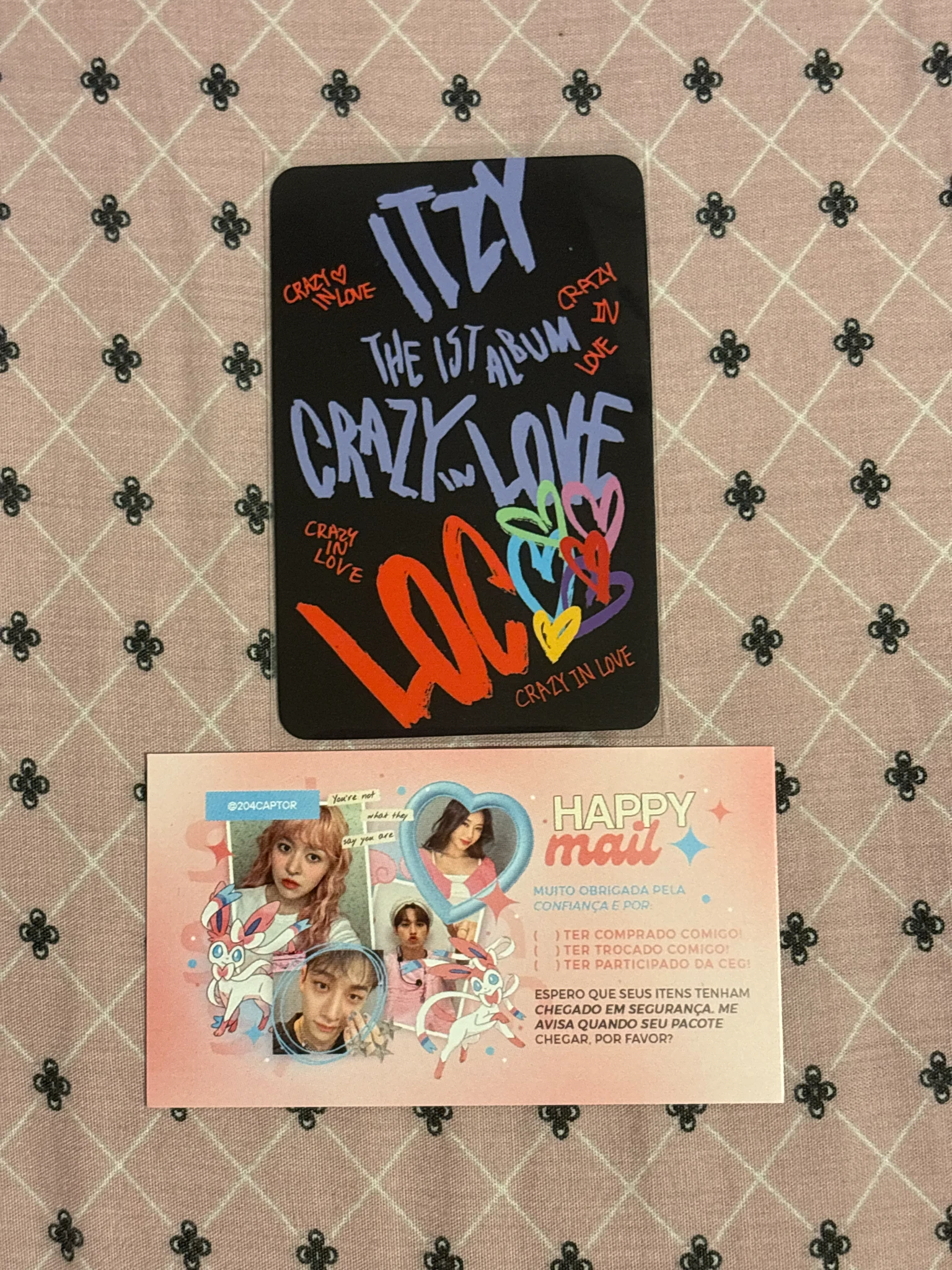 ITZY Chaeryeong ITZY - Chaeryeong - Crazy in Love Album pre-order benefit (pob) fansign video call soundwave round 4 listing photo 2