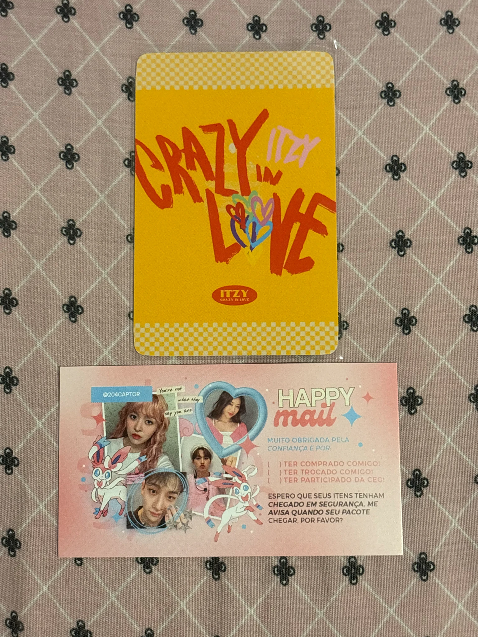 ITZY Chaeryeong ITZY - Chaeryeong - Crazy in Love Album withdrama fansign round 5 listing photo 2