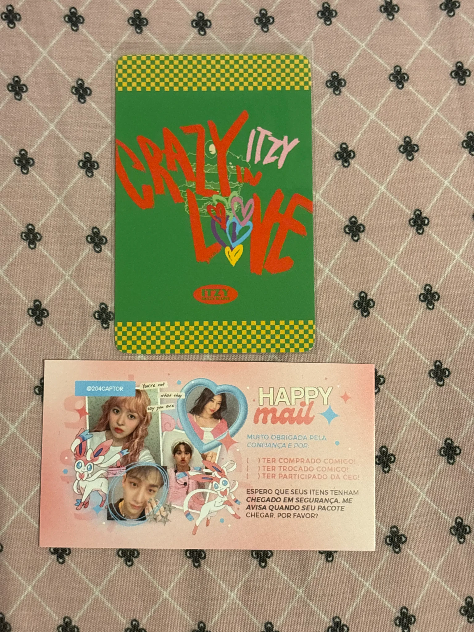 ITZY Chaeryeong ITZY - Chaeryeong - Crazy in Love Album pre-order benefit (pob) fansign video call withdrama round 6 listing photo 2