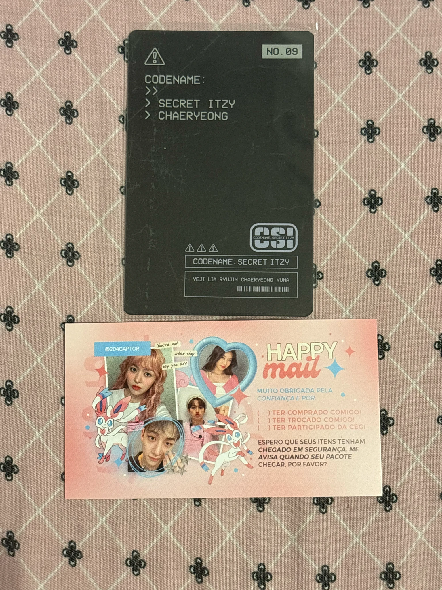 ITZY Chaeryeong ITZY - Chaeryeong - Codename: Secret Itzy Other trading card polaroid listing photo 2