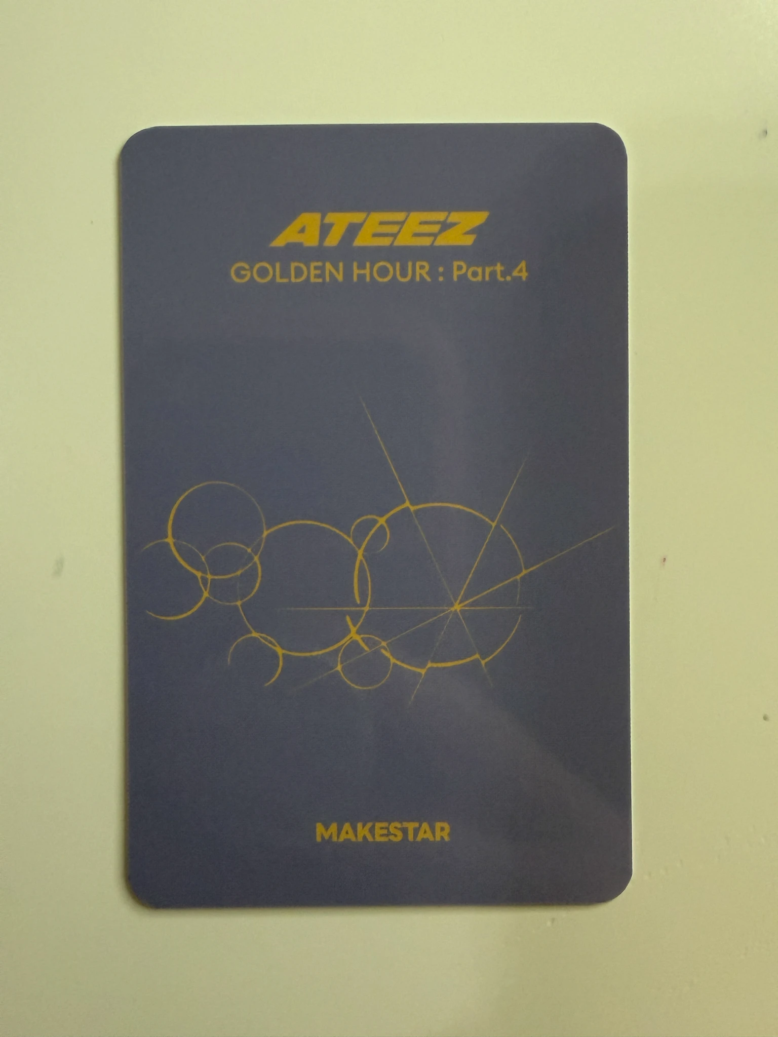 ATEEZ Wooyoung ATEEZ - Wooyoung - Golden Hour : Part.4 Album sydney fansign makestar listing photo 2