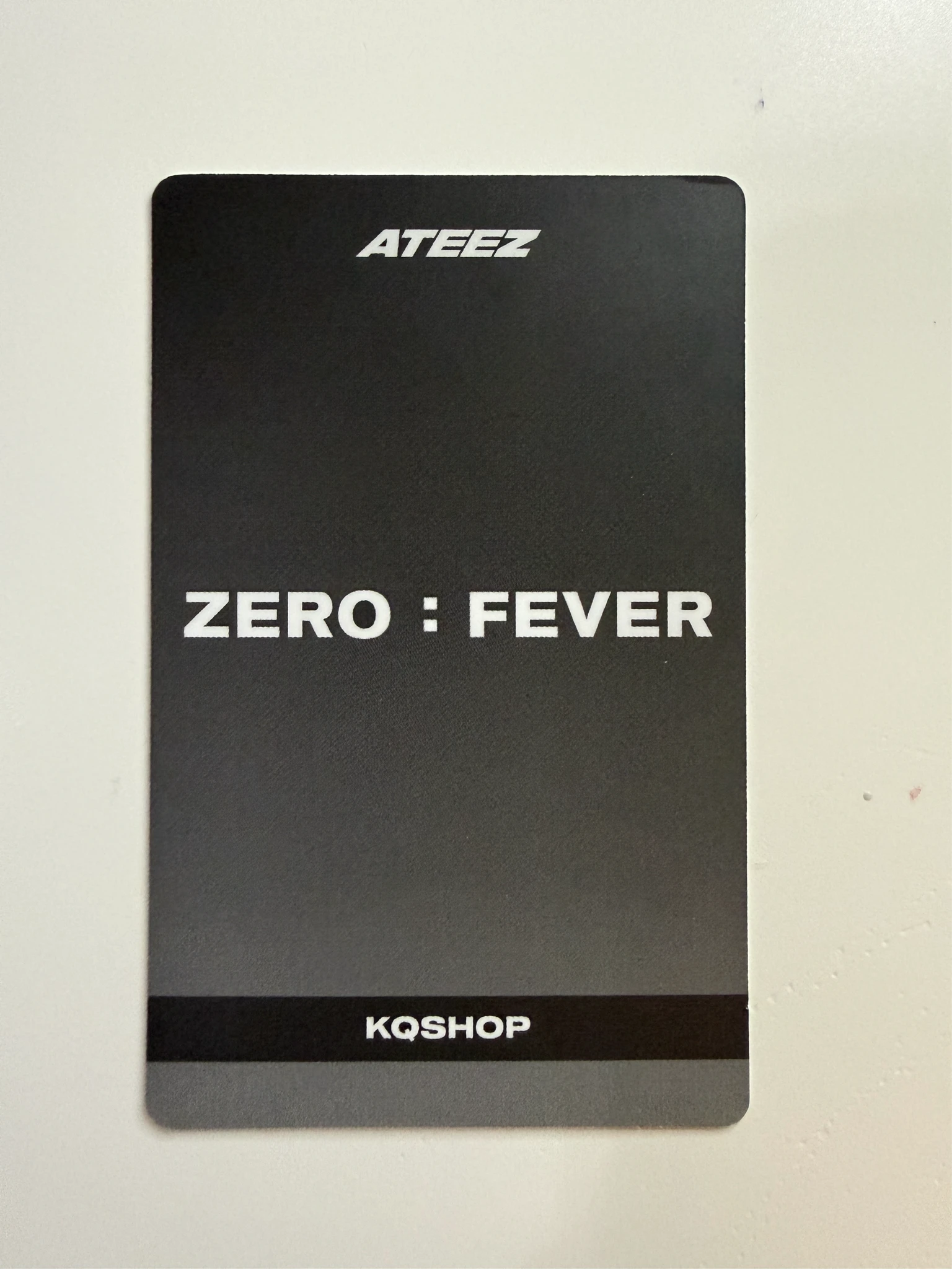 ATEEZ Wooyoung ATEEZ - Wooyoung - ZERO : FEVER Part.1 Album pob (pre-order benefit) kq shop platform version listing photo 2